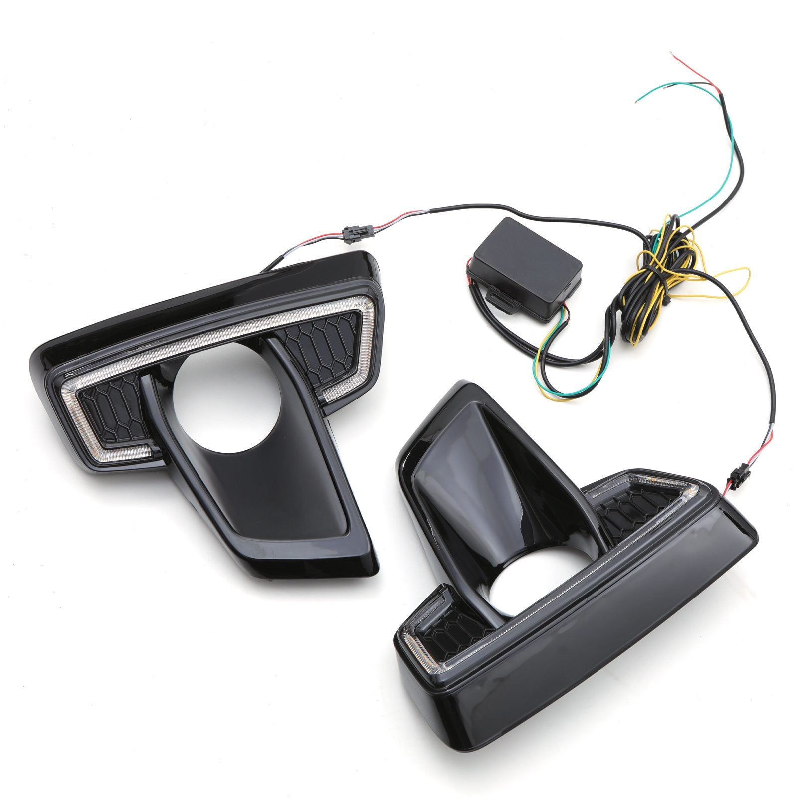 Toyota Hilux Invincible X Revo MK8 18-20 LED DRL & Fog Light Surrounds