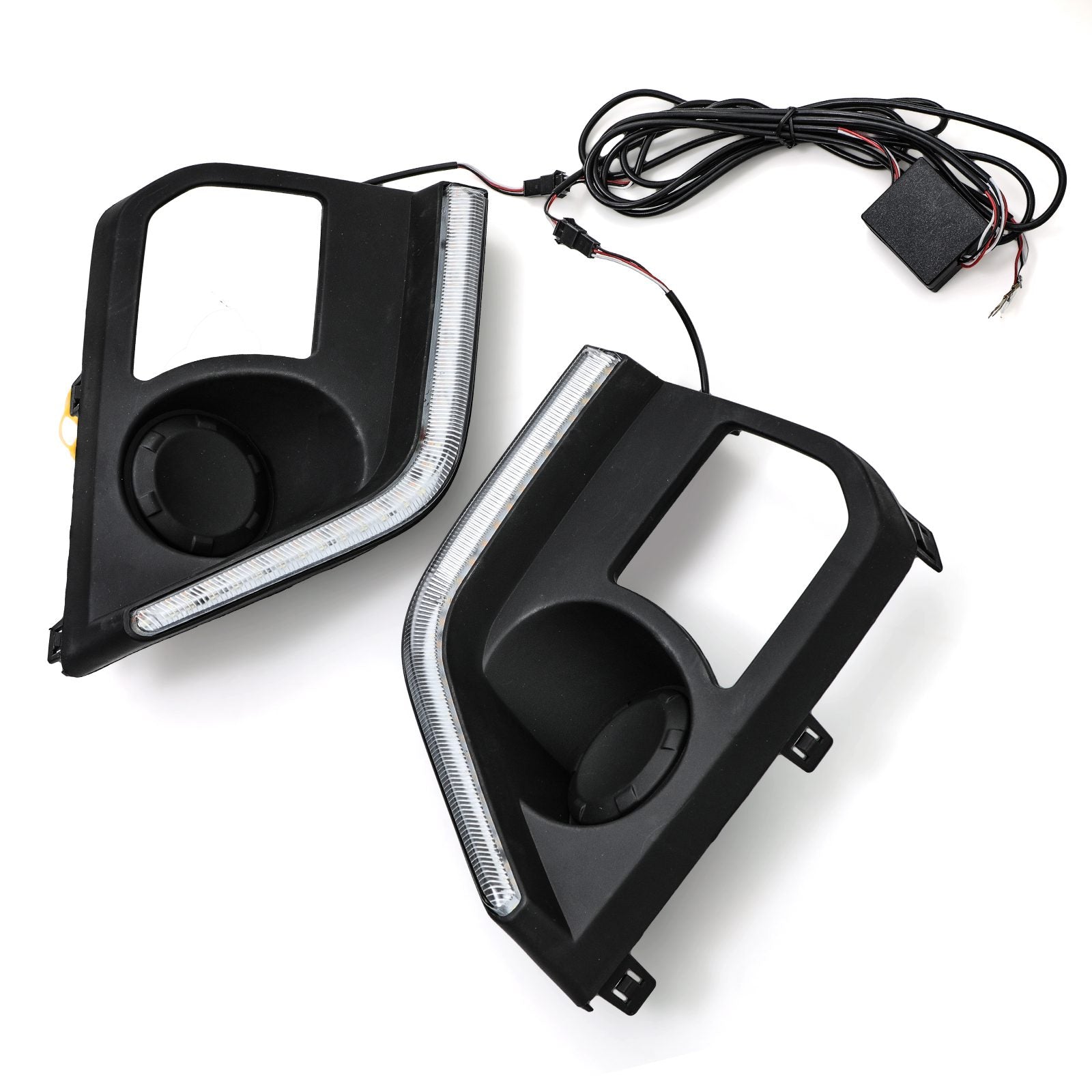 Mitsubishi L200 Triton Series 6 19-23 LED DRL Fog Light Surrounds