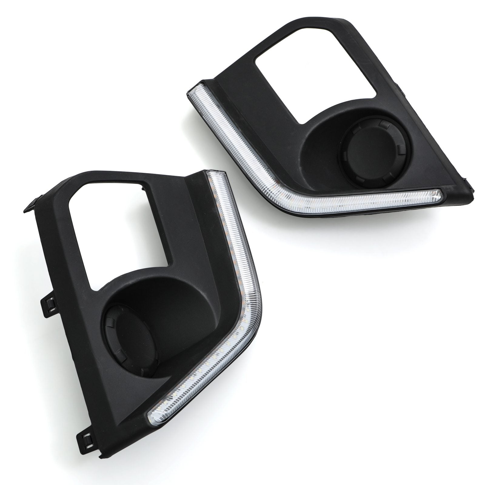 Mitsubishi L200 Triton Series 6 19-23 LED DRL Fog Light Surrounds