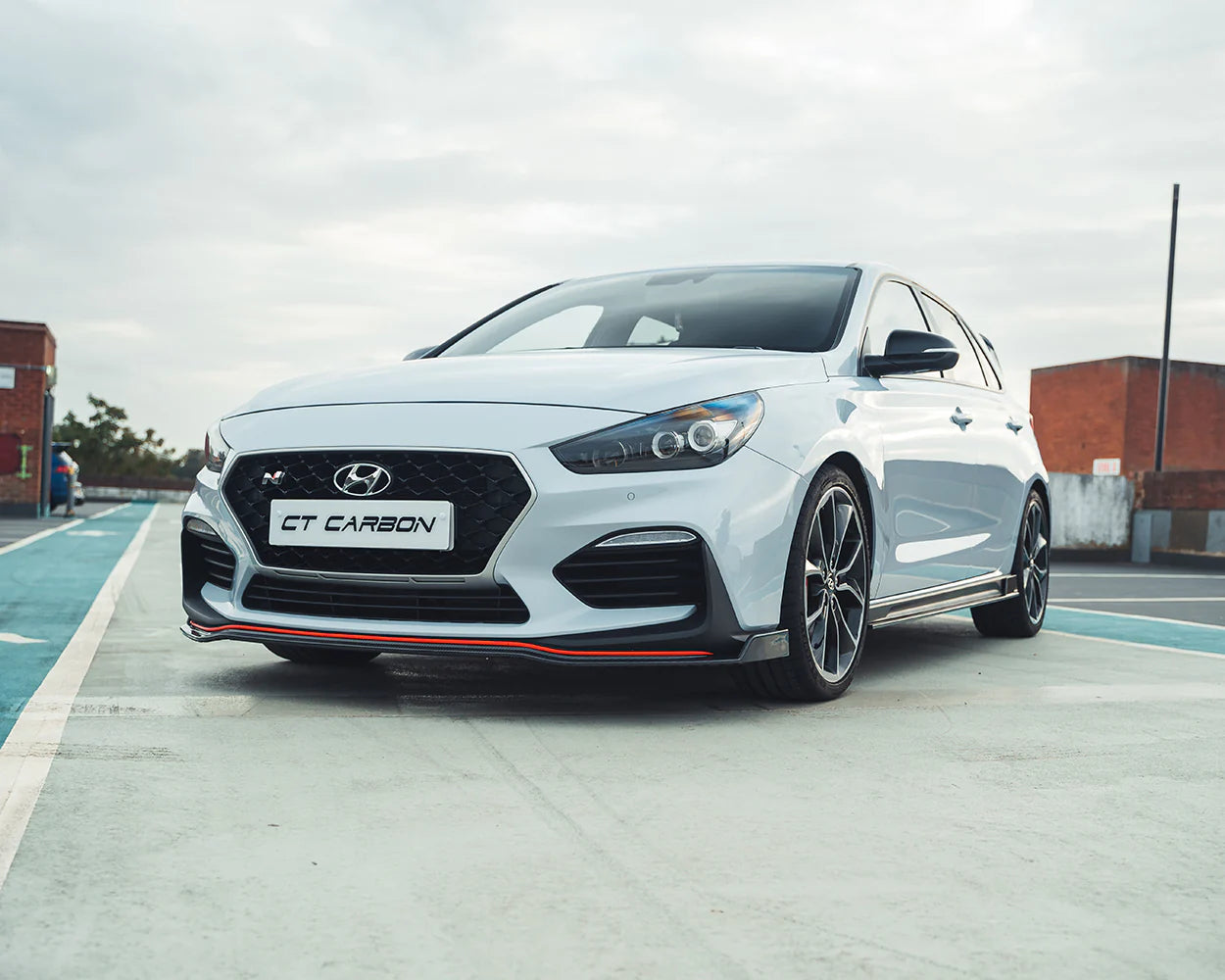 HYUNDAI I30N FRONT CARBON FIBRE SPLITTER (PRE-FACELIFT) - CT DESIGN