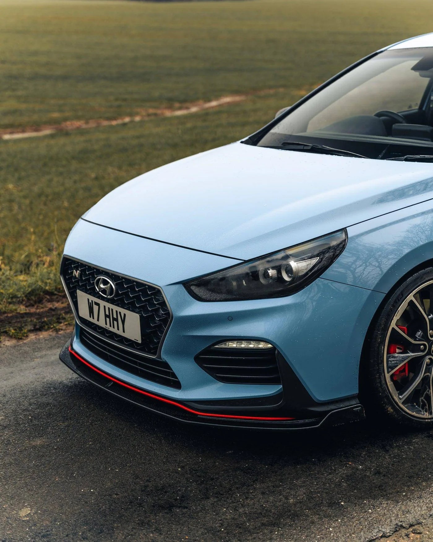 Hyundai i30 N Pre-Facelift EVO-1 Gloss Black Front Splitter by ZAERO (2018-2020)