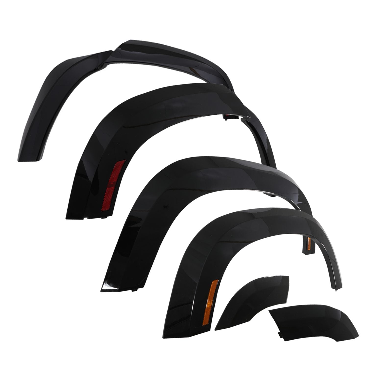 Predator 4x4 Gloss Black Wide Wheel Arches To Fit Land Rover Defender 110 L663 2020+