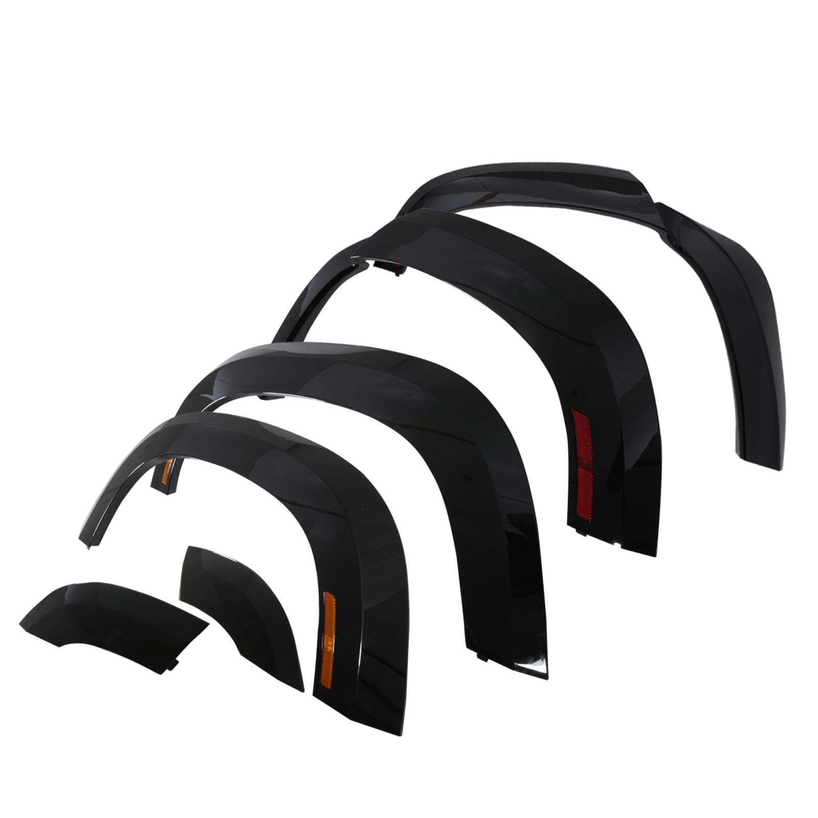 Predator 4x4 Gloss Black Wide Wheel Arches To Fit Land Rover Defender 110 L663 2020+