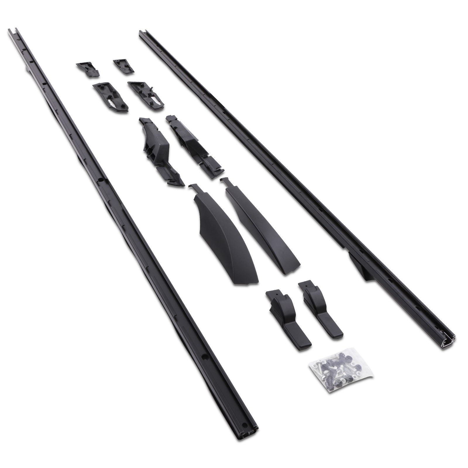 Predator 4x4 Black Roof Rails To Fit Land Rover Discovery 4 L319 09-16