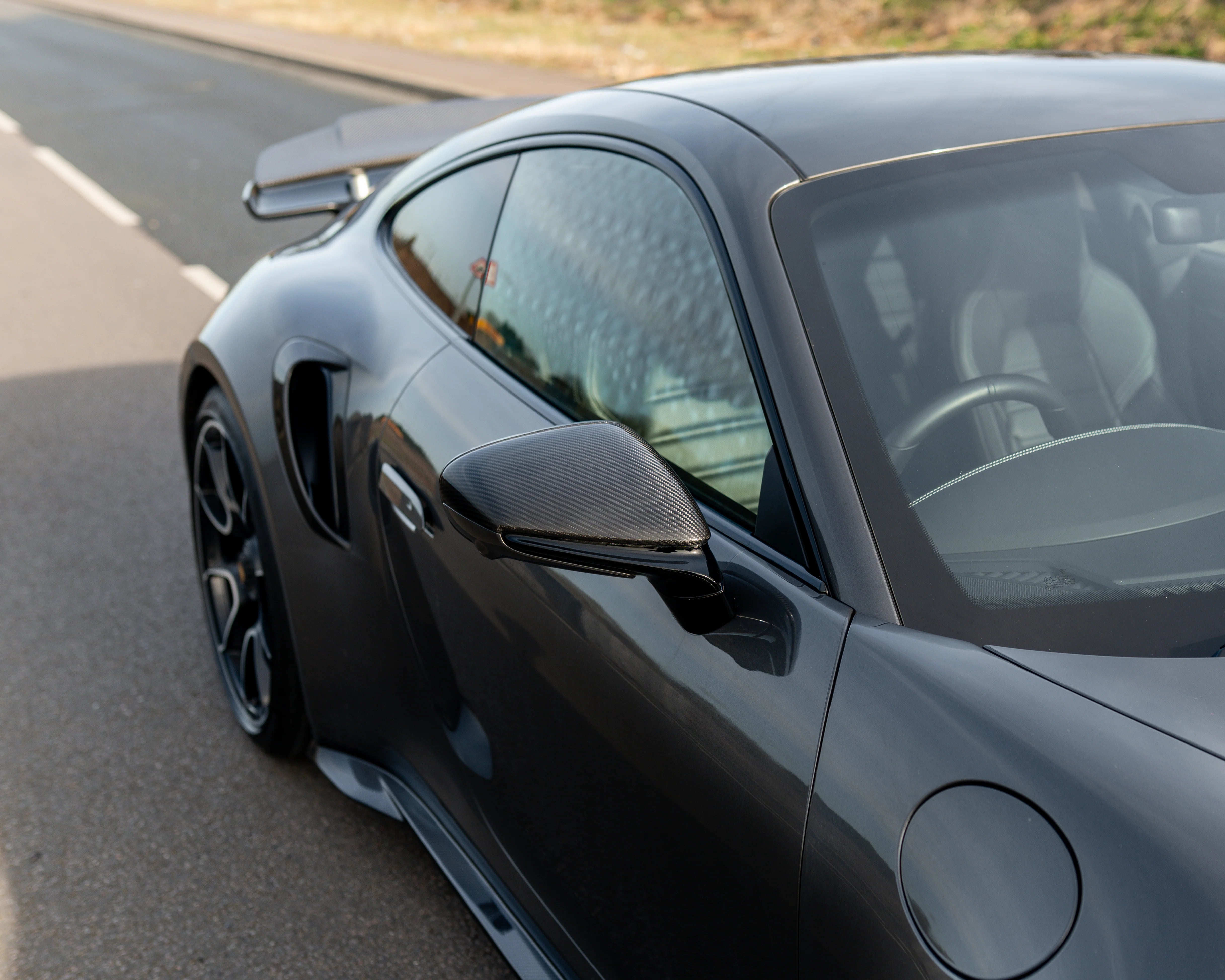 PORSCHE 911 992 CARBON FIBRE MIRRORS - (RHD ONLY)