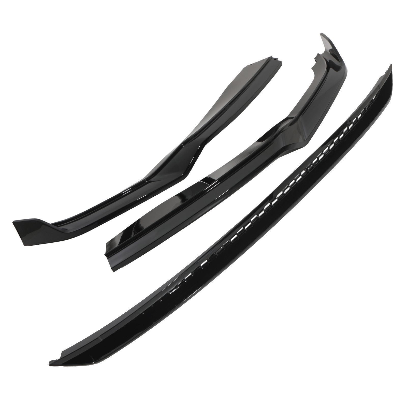 VW Transporter T6.1 2019+ Gloss Black Front Lip Splitter