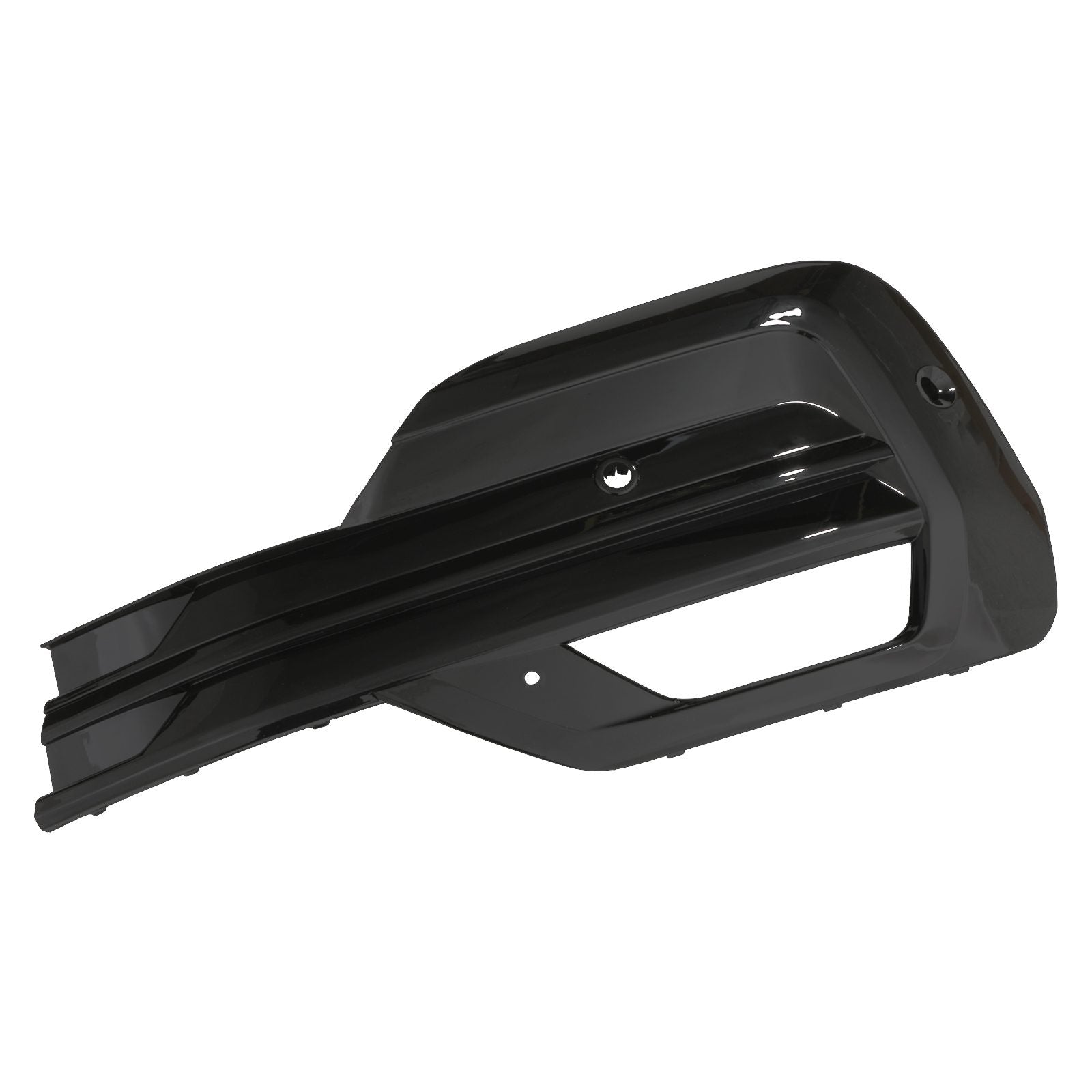 VW Transporter T6.1 19+ Gloss Black Front Bumper Fog Light Covers & Lower Grille