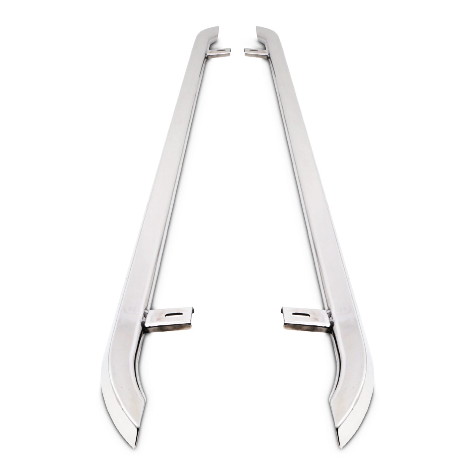 VW Transporter T5 & T6 SWB 03+ Stainless Steel Trapezoid Side Bars