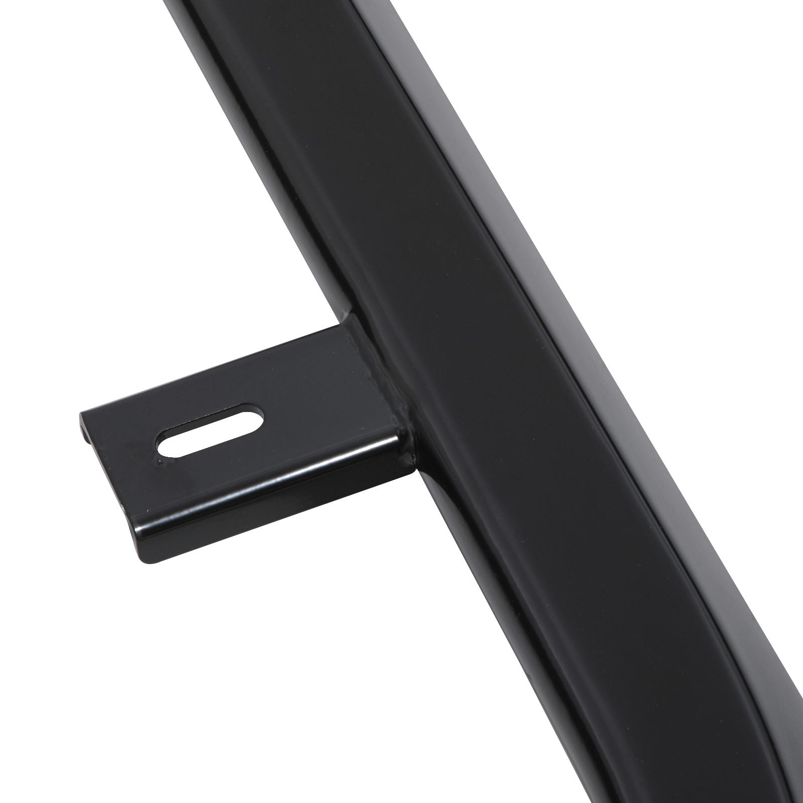 VW Transporter T5 & T6 LWB 03+ Gloss Black Trapezoid Side Bars