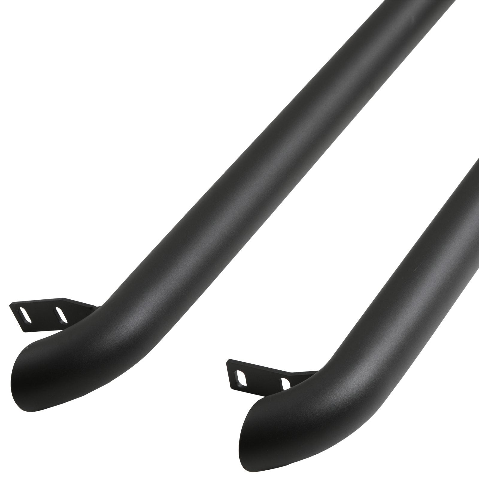 Ford Transit Custom LWB 2013+ Matte Black 2.4 Inch Side Bars