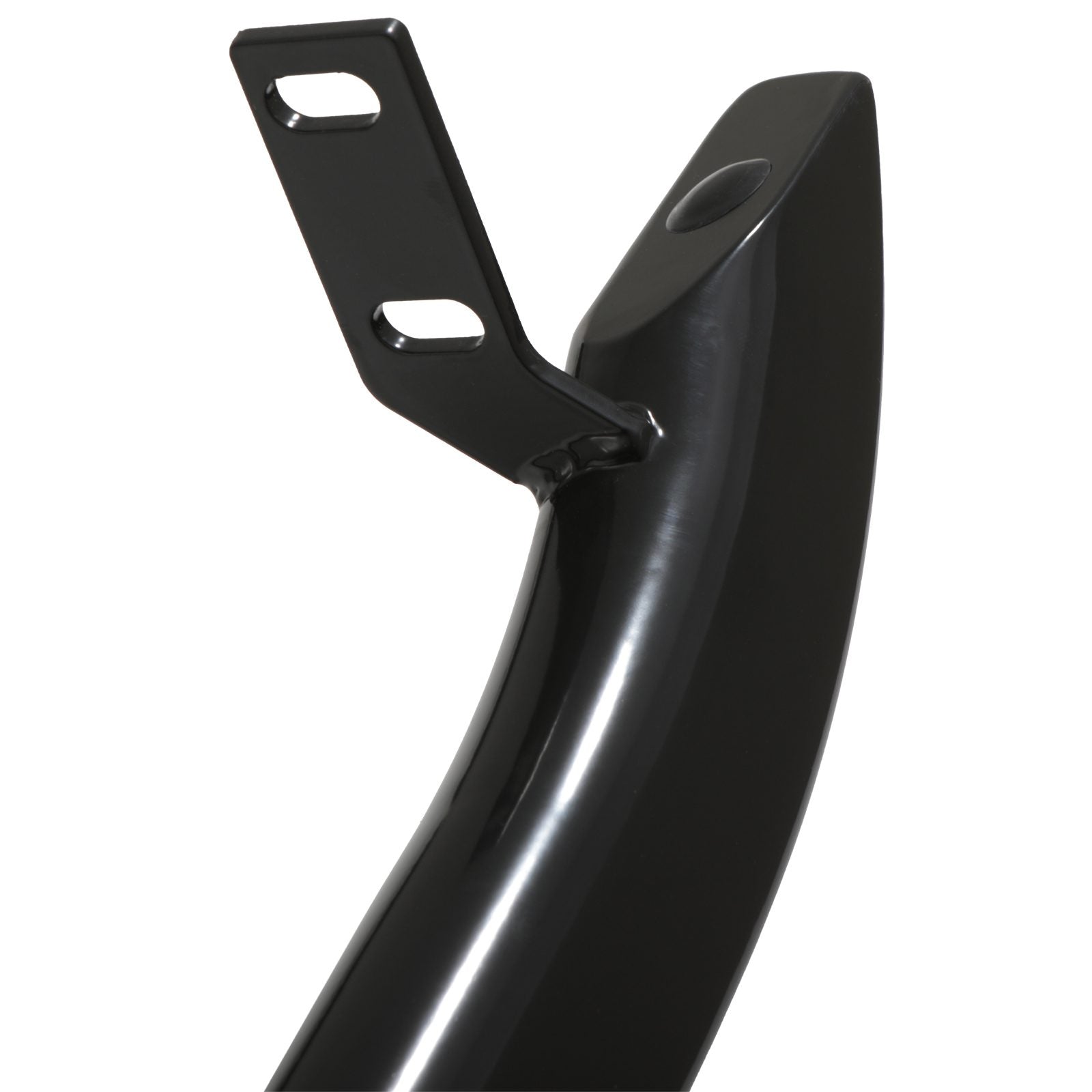 Ford Transit Custom SWB 2013+ Gloss Black Trapezoid Side Bars