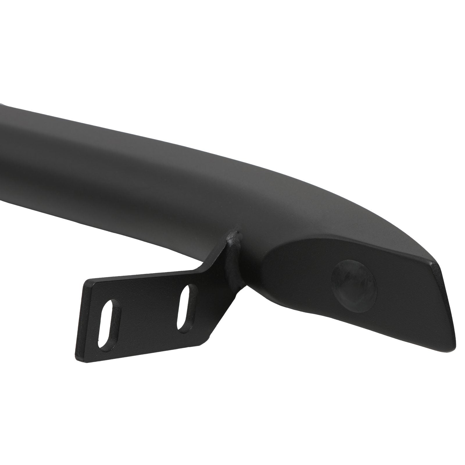 Ford Transit Custom LWB 2013+ Matte Black Trapezoid Side Bars