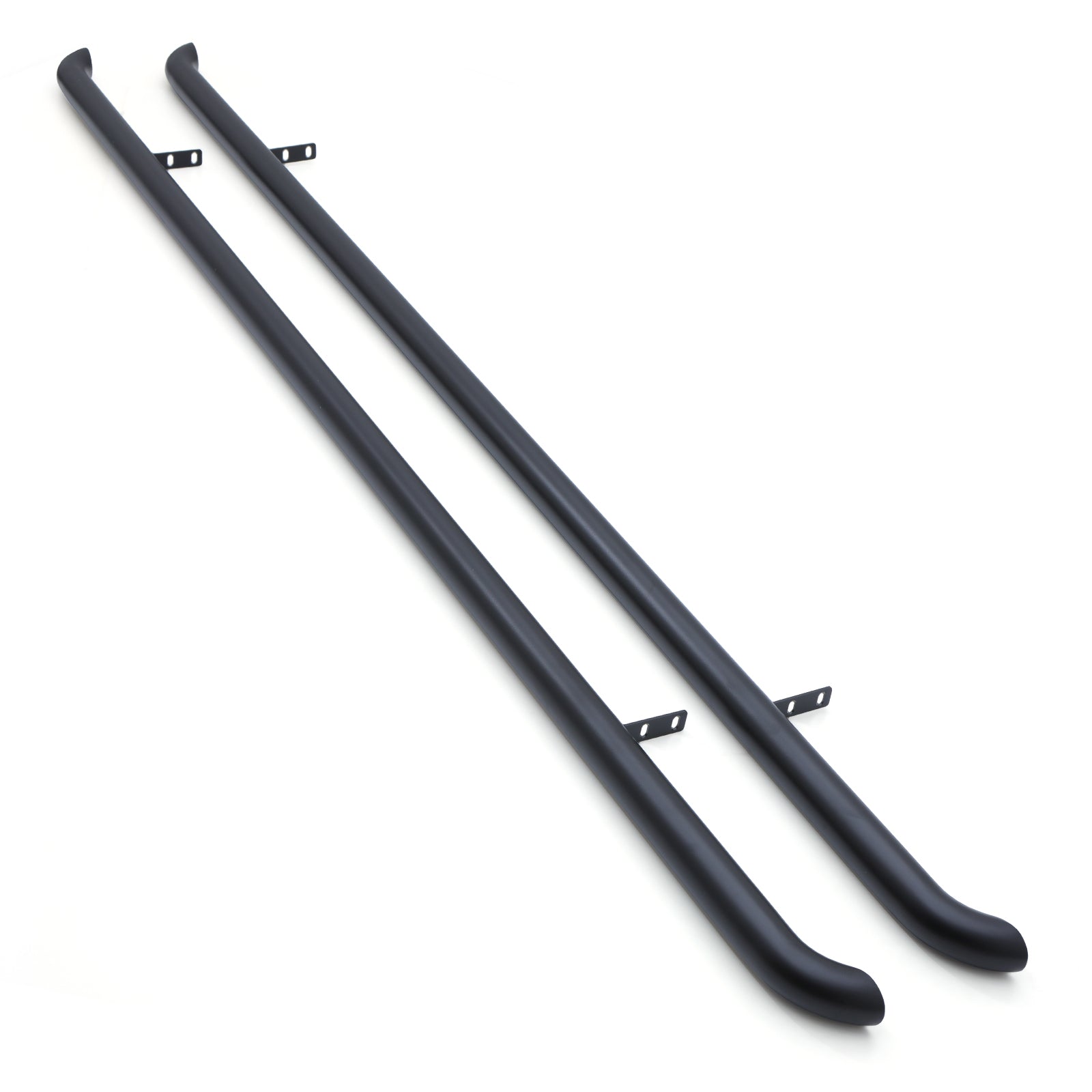 Ford Transit Custom LWB MK2 2023+ Matte Black 2.4" Side Bars