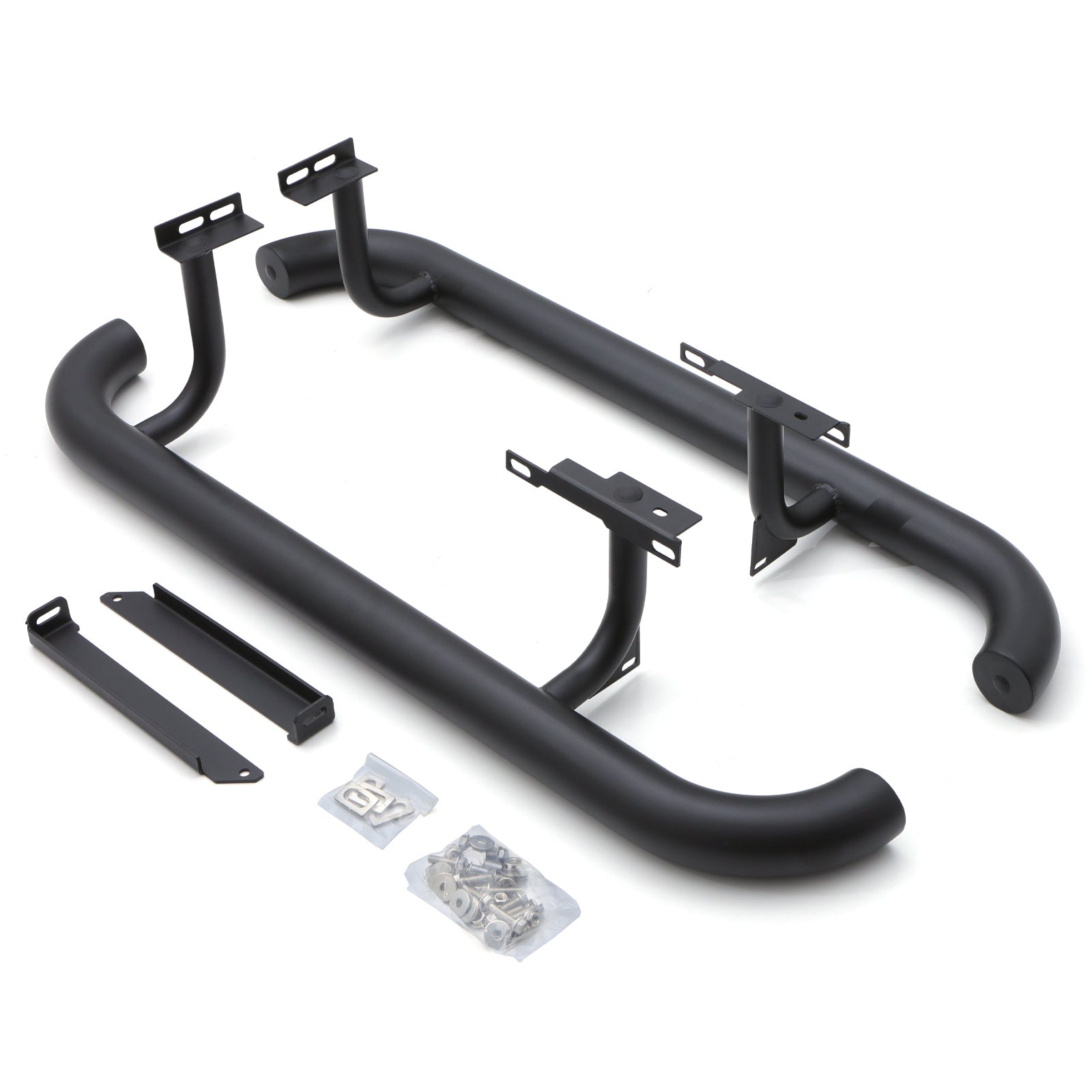 Land Rover Defender 90 L316 83-16 Matte Black 3" Side Bars