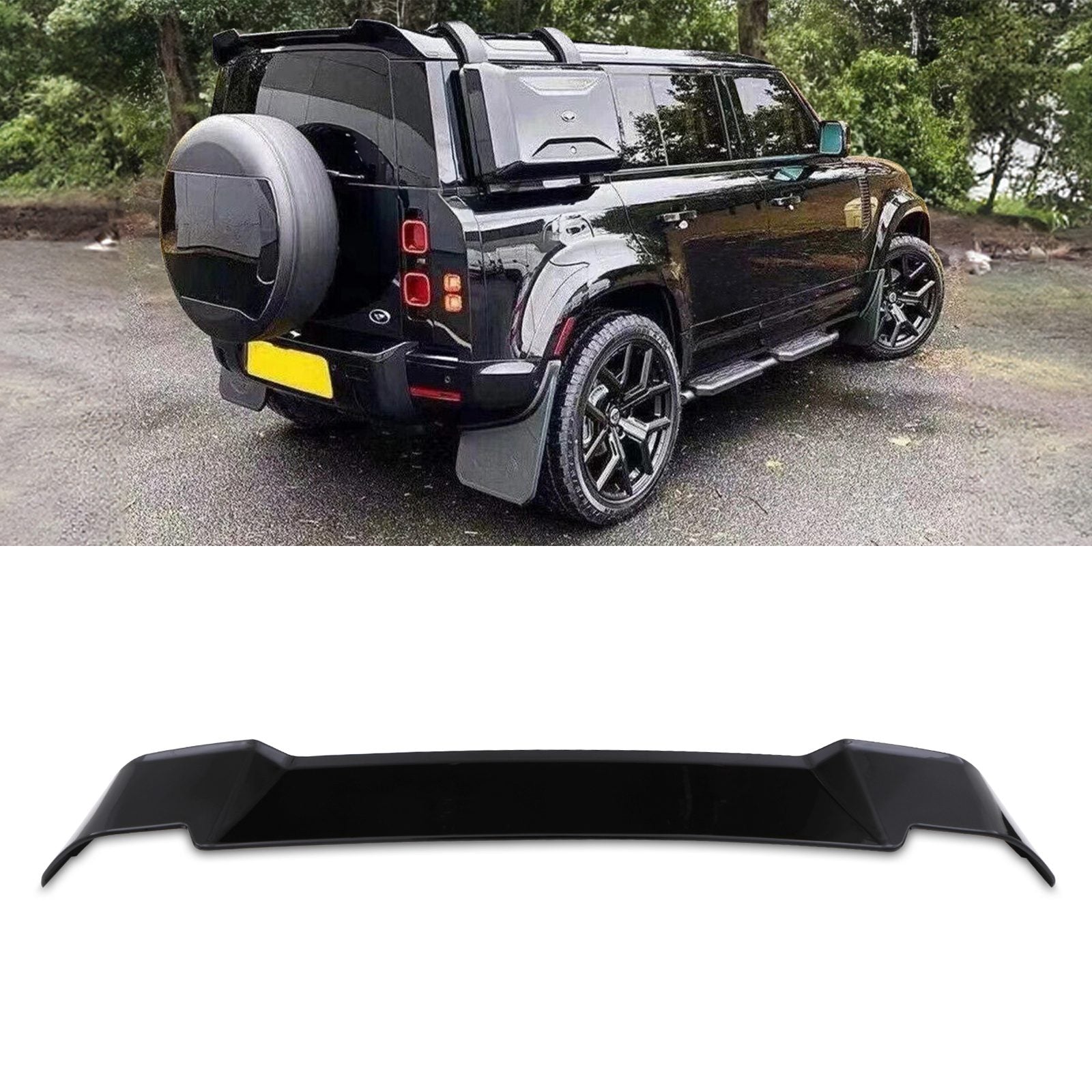 Predator 4x4 Rear Roof Spoiler To Fit Land Rover Defender L663 2020+