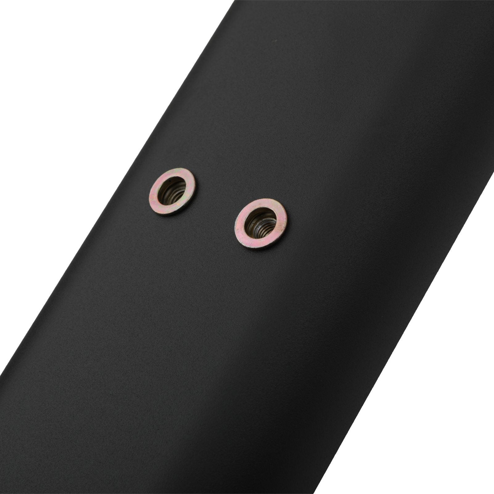 VW Amarok 2010-2020 Black Oval Side Bars With Foot Grips