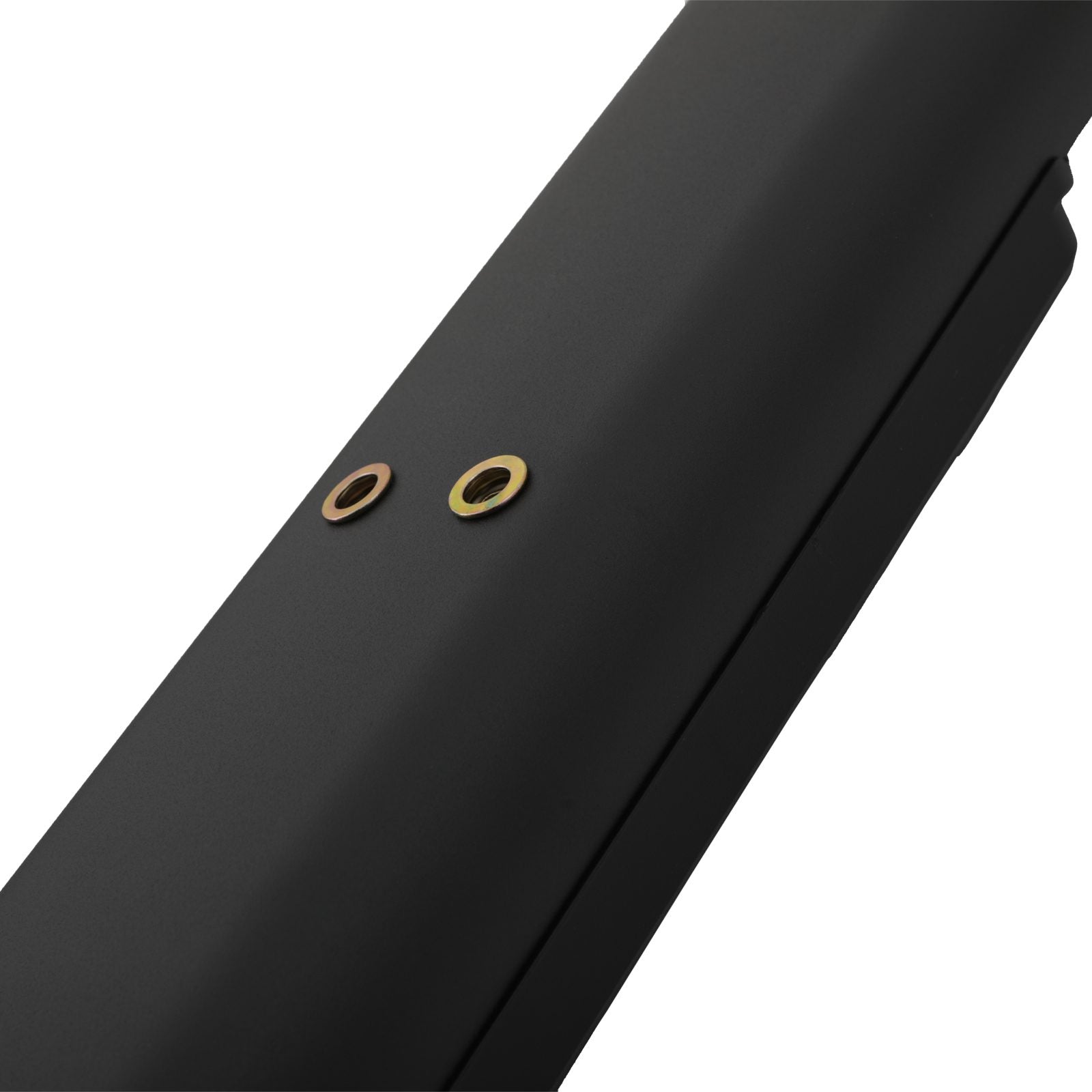 VW Amarok 2010-2020 Black Oval Side Bars With Foot Grips