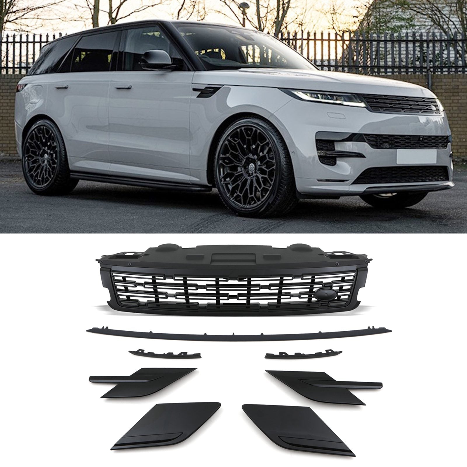 Predator 4x4 Black Pack Trim Kit To Fit Range Rover Sport L461 2020+