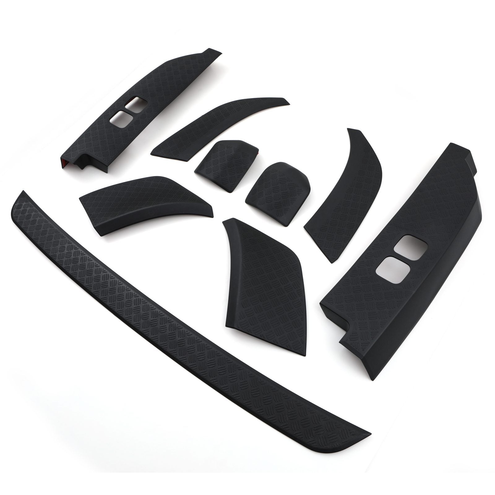 Predator 4x4 Chequer Plate Trim Kit & Rear Bumper Protector To Fit Land Rover Defender L663 2020+