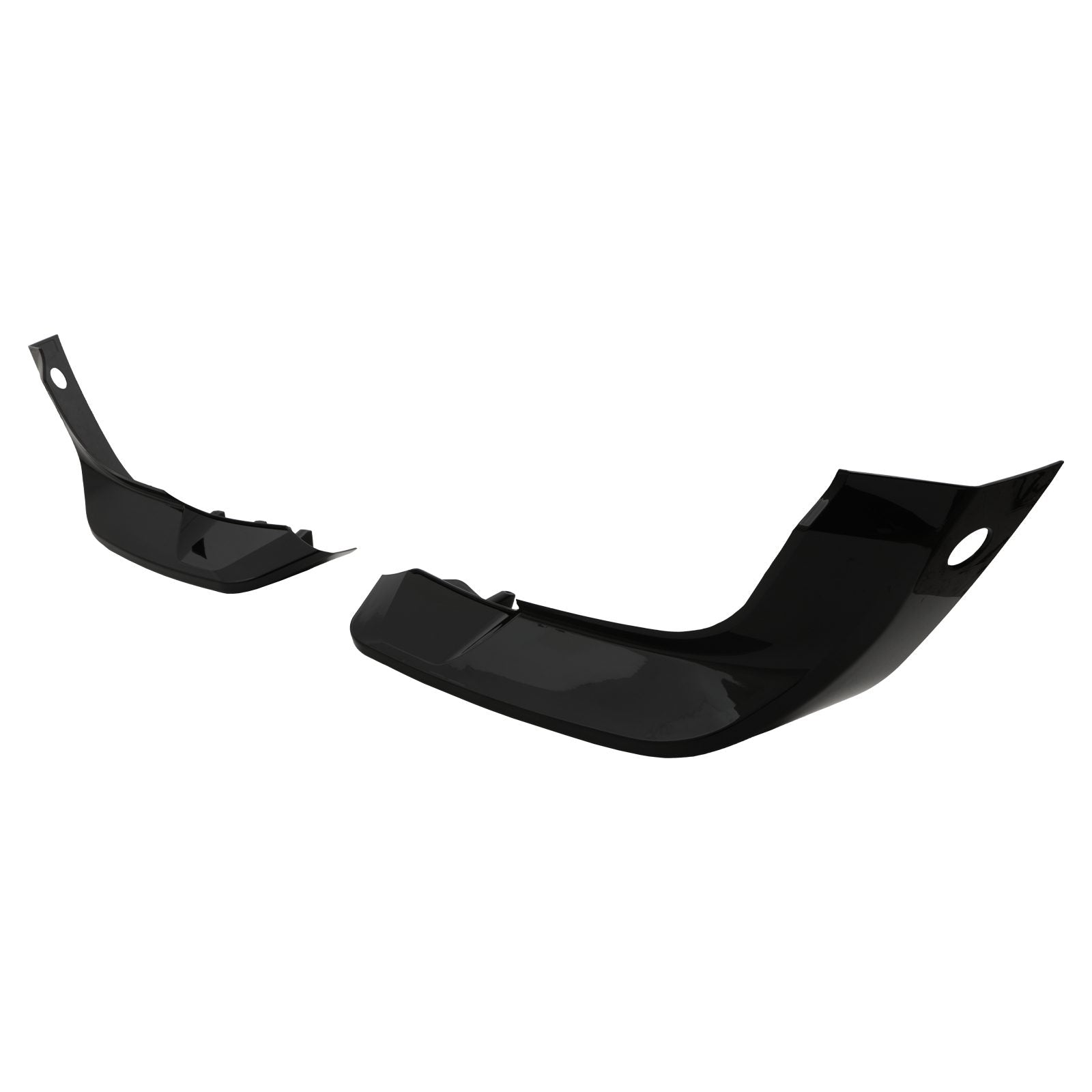 Predator 4x4 Gloss Black Front Splitter Corners To Fit Land Rover Defender L663 2020+