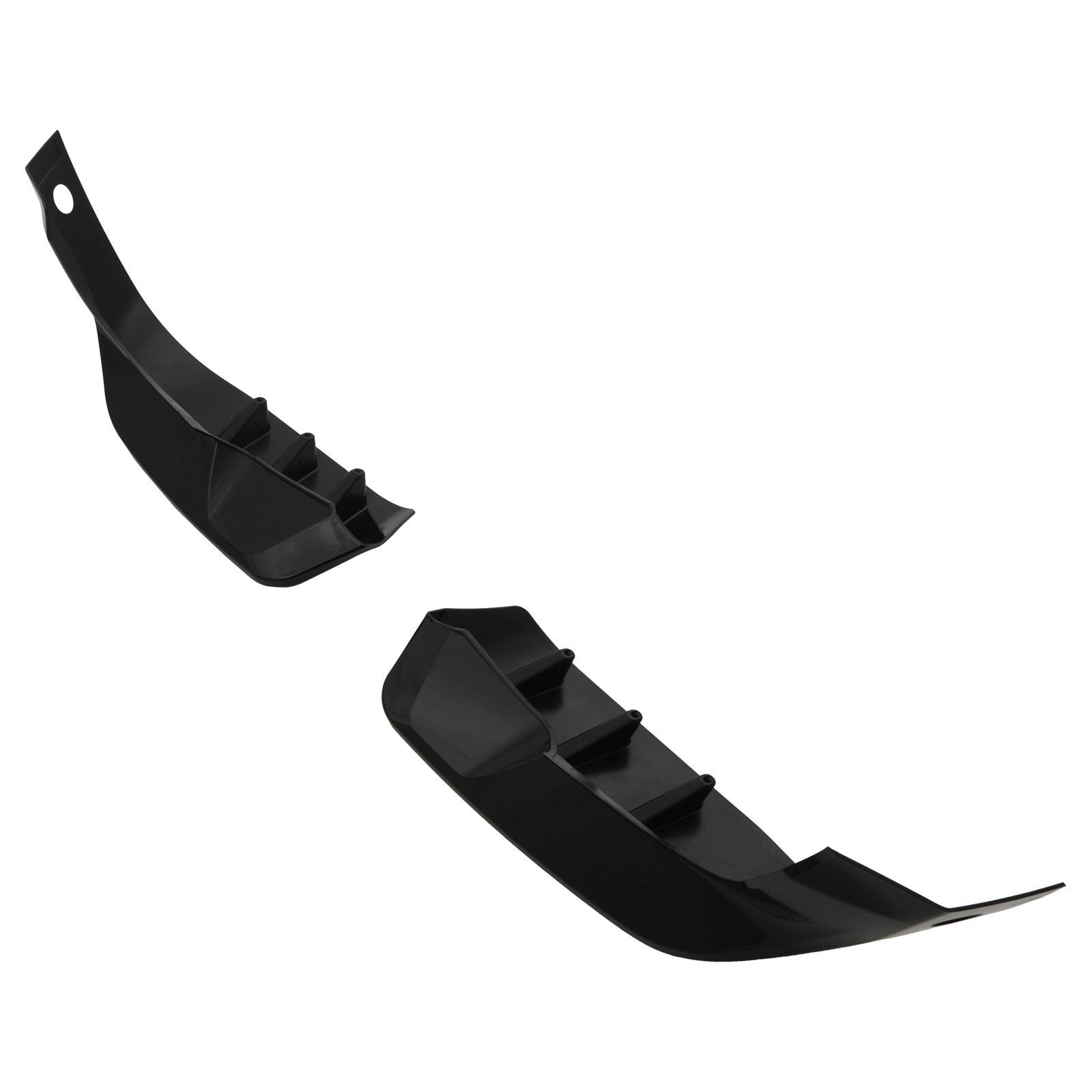 Predator 4x4 Gloss Black Front Splitter Corners To Fit Land Rover Defender L663 2020+
