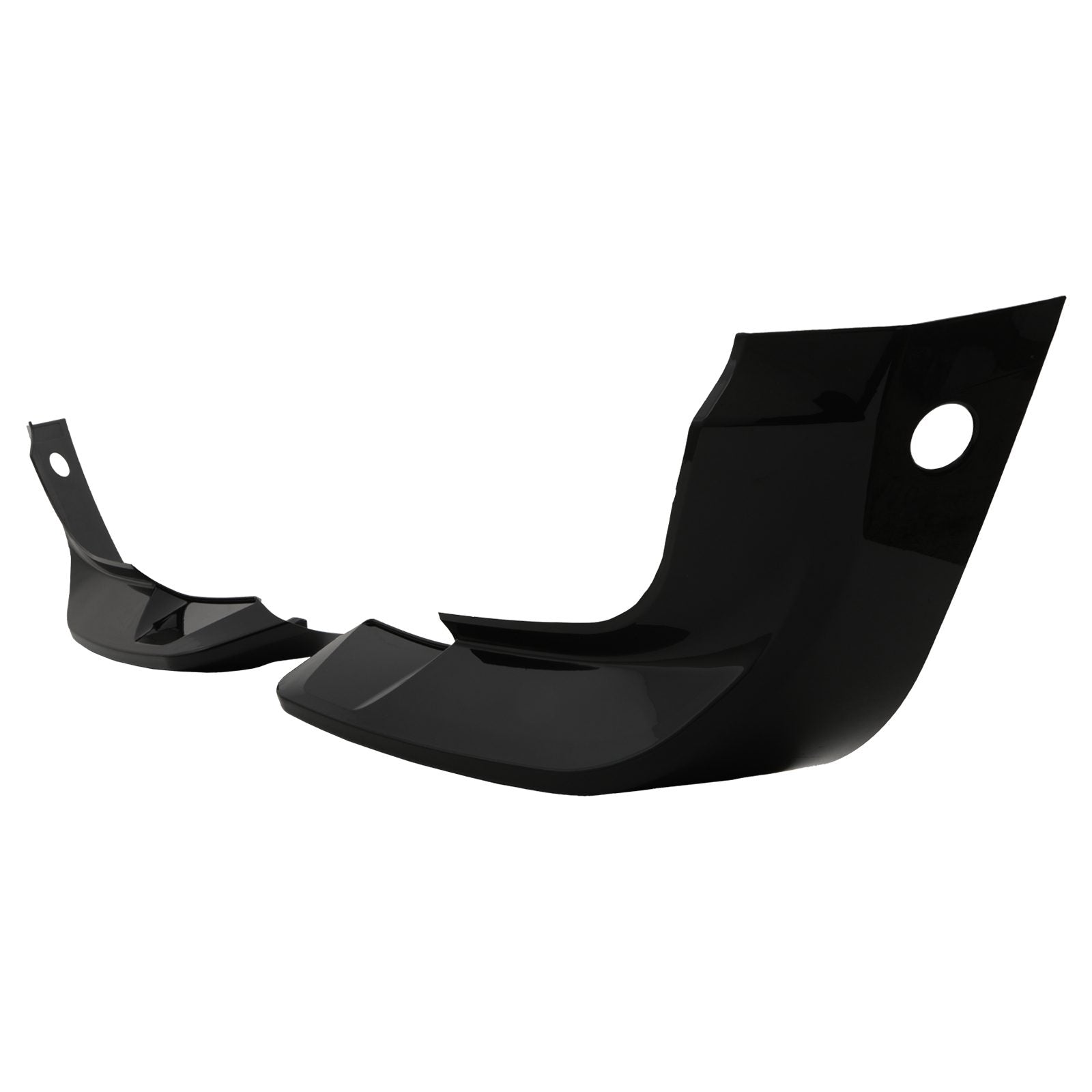 Predator 4x4 Gloss Black Front Splitter Corners To Fit Land Rover Defender L663 2020+