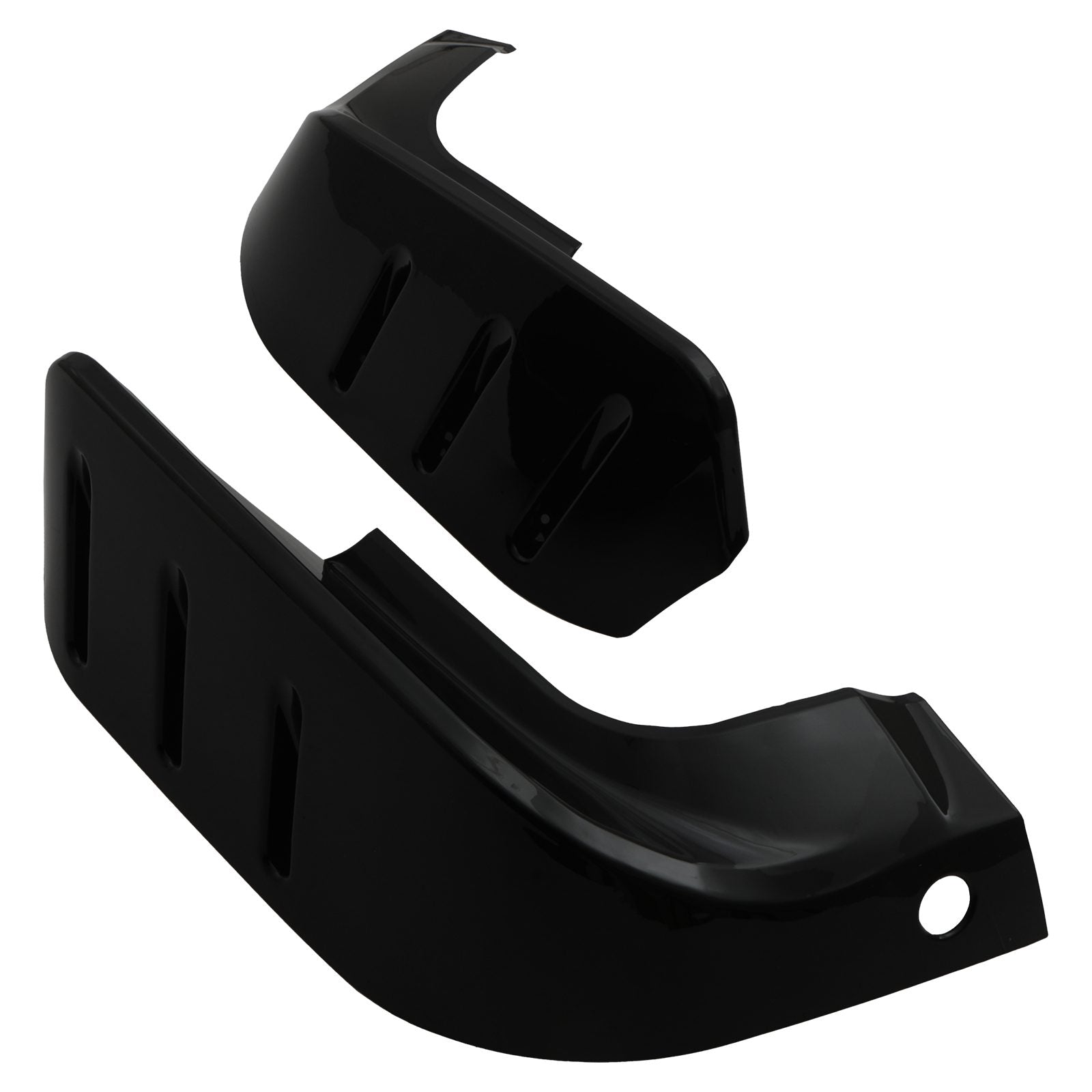 Predator 4x4 Gloss Black Front Splitter Corners To Fit Land Rover Defender L663 2020+