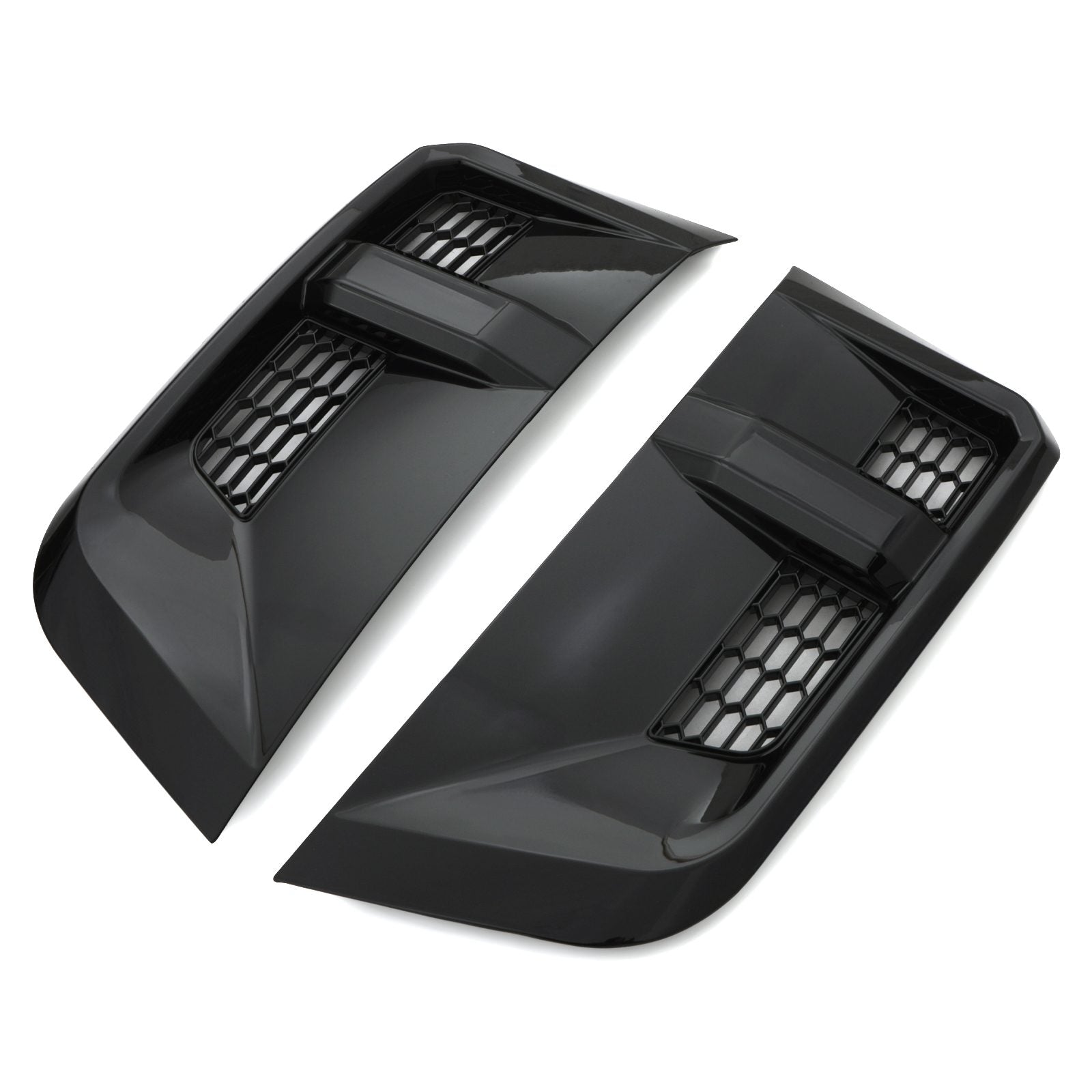 Predator 4x4 Gloss Black Side Vents To Fit Land Rover Defender 90 110 130 L663 2020+