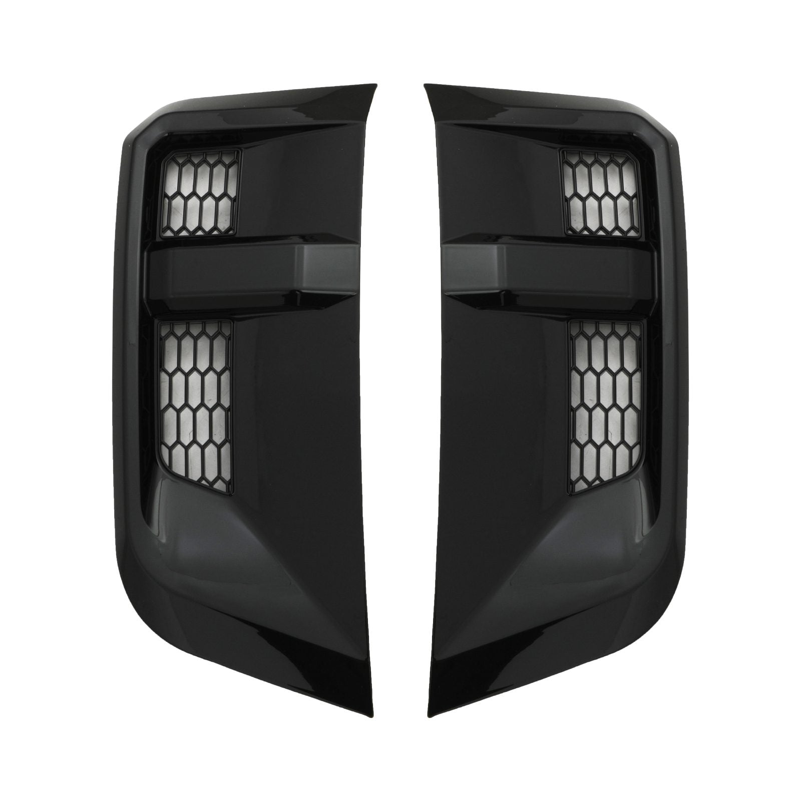Predator 4x4 Gloss Black Side Vents To Fit Land Rover Defender 90 110 130 L663 2020+