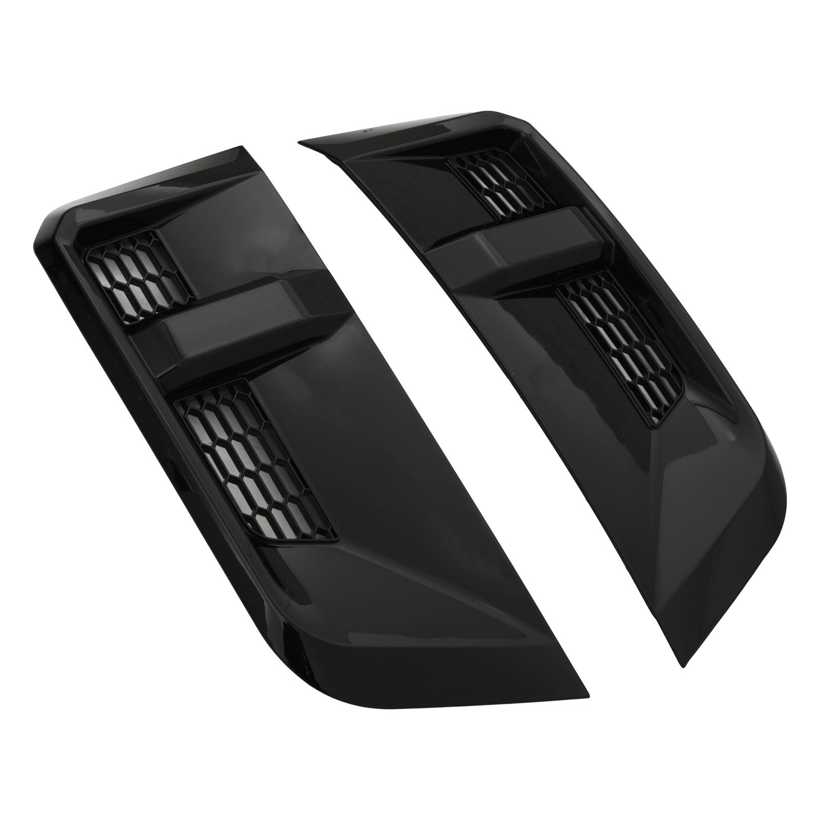 Predator 4x4 Gloss Black Side Vents To Fit Land Rover Defender 90 110 130 L663 2020+