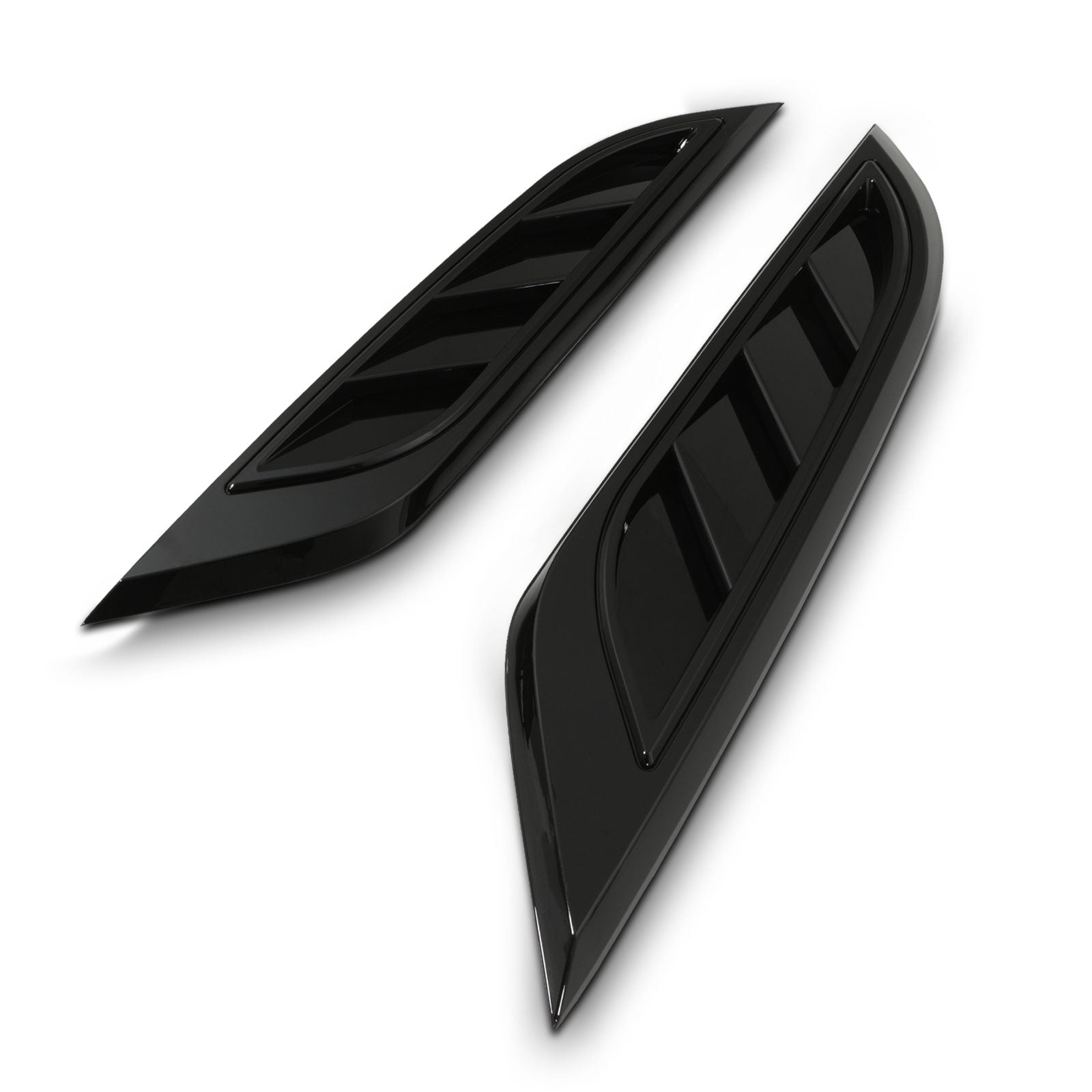 Predator 4x4 Black ABS Bonnet Vents To Fit Land Rover Defender L663 2020+