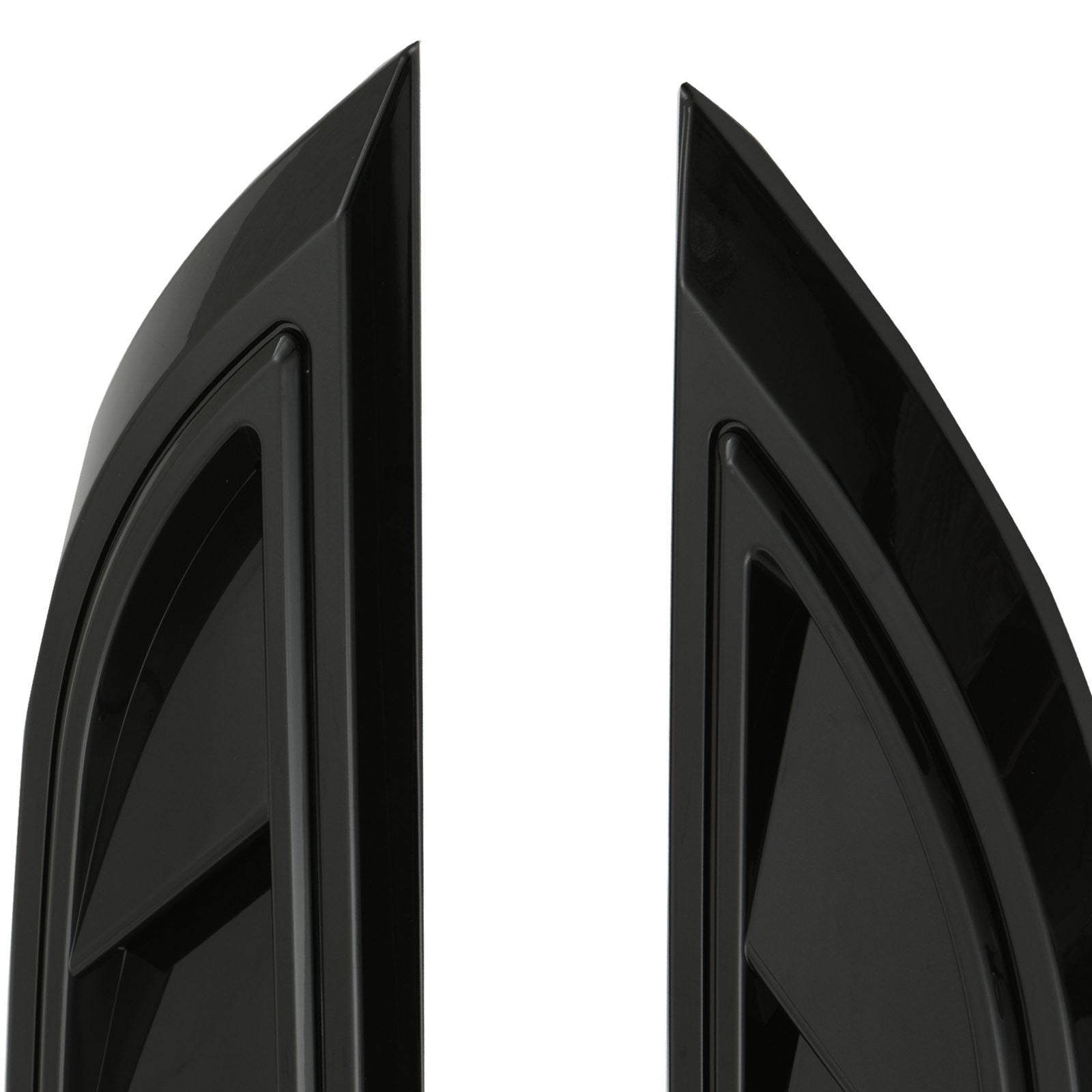 Predator 4x4 Black ABS Bonnet Vents To Fit Land Rover Defender L663 2020+