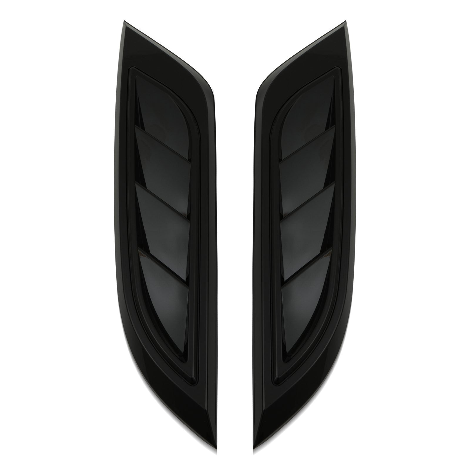 Predator 4x4 Black ABS Bonnet Vents To Fit Land Rover Defender L663 2020+