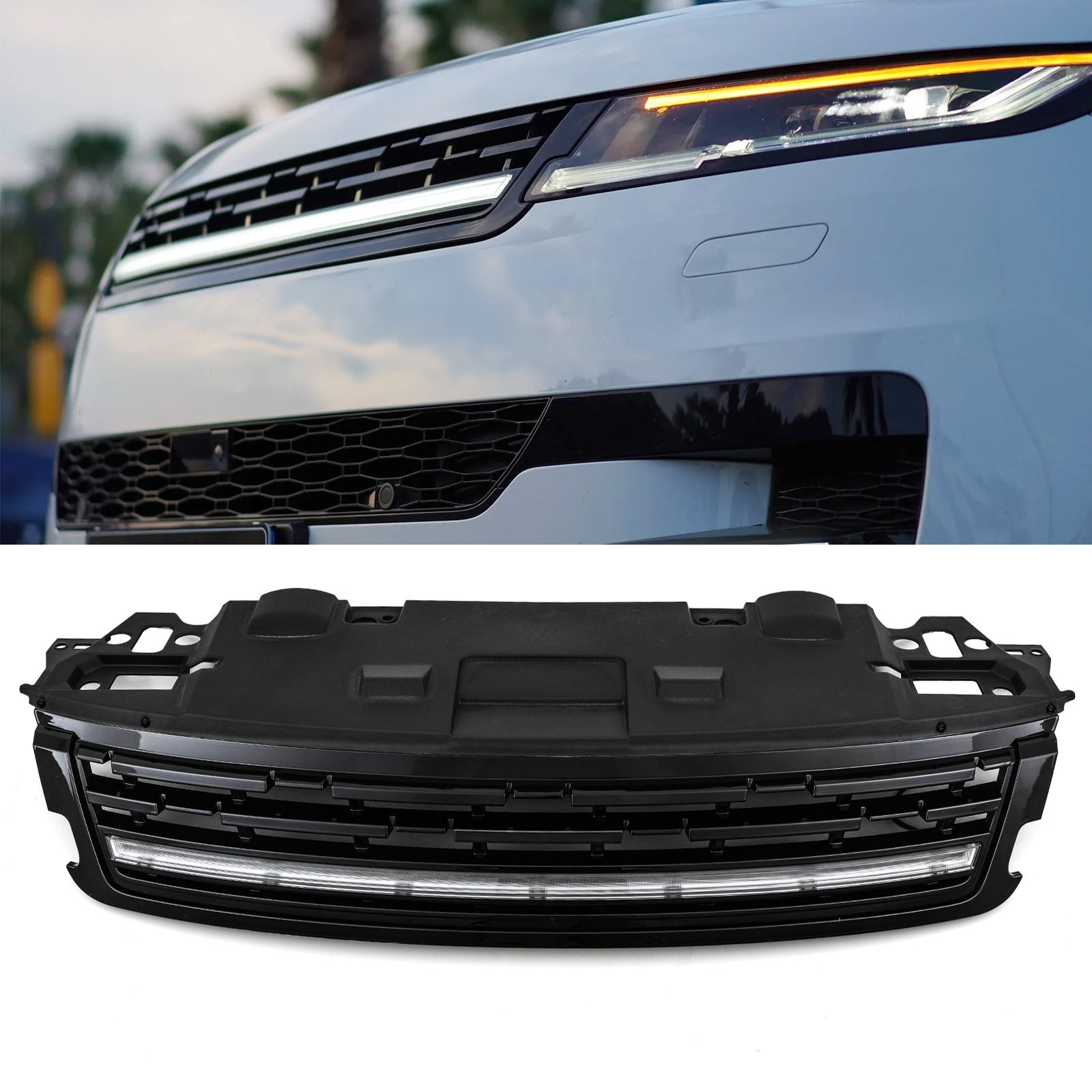 Predator 4x4 Badgeless LED Front Grille To Fit Range Rover Sport L461 2022+