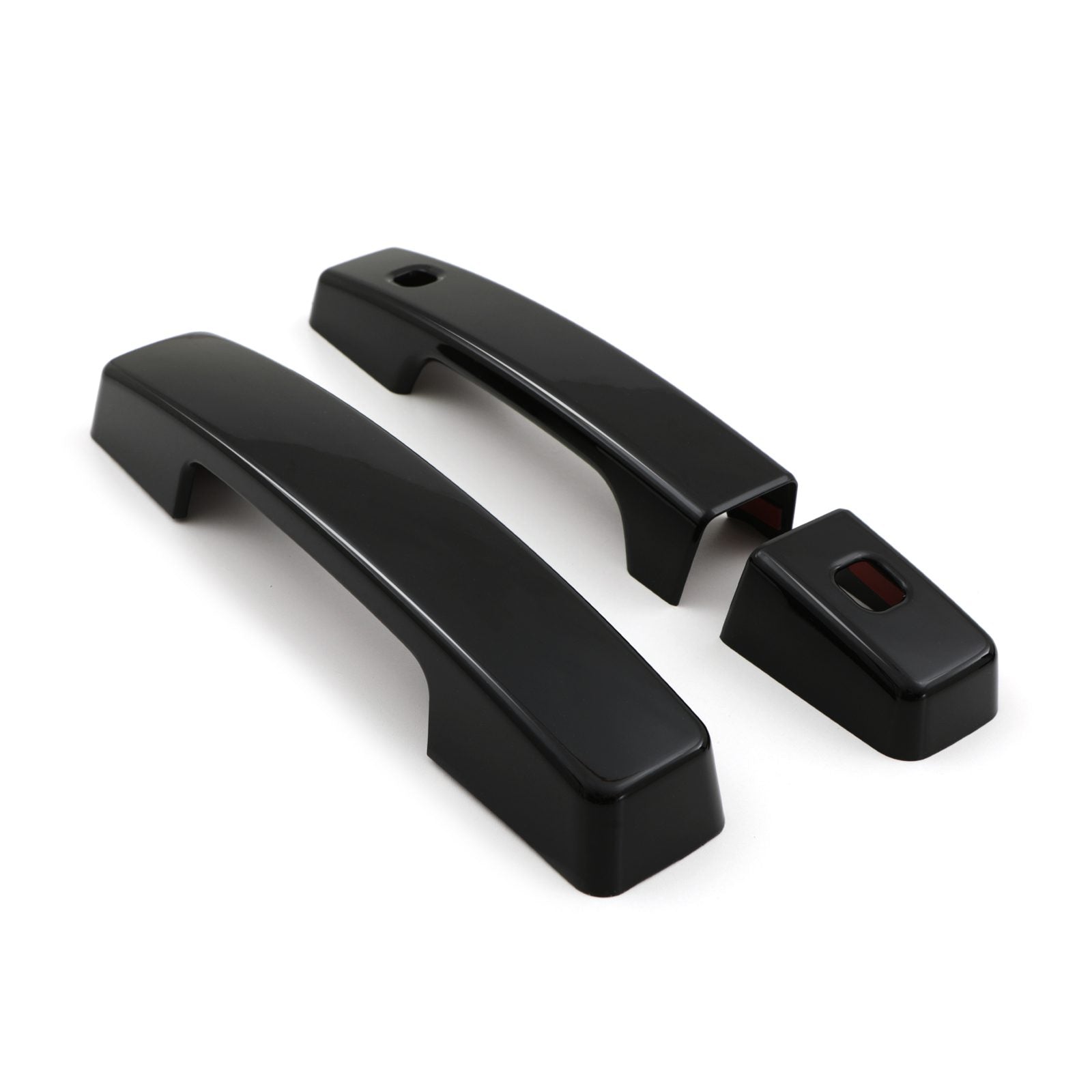 Predator 4x4 Gloss Black Door Handle Covers To Fit Land Rover Defender 110 130 L663 2020+