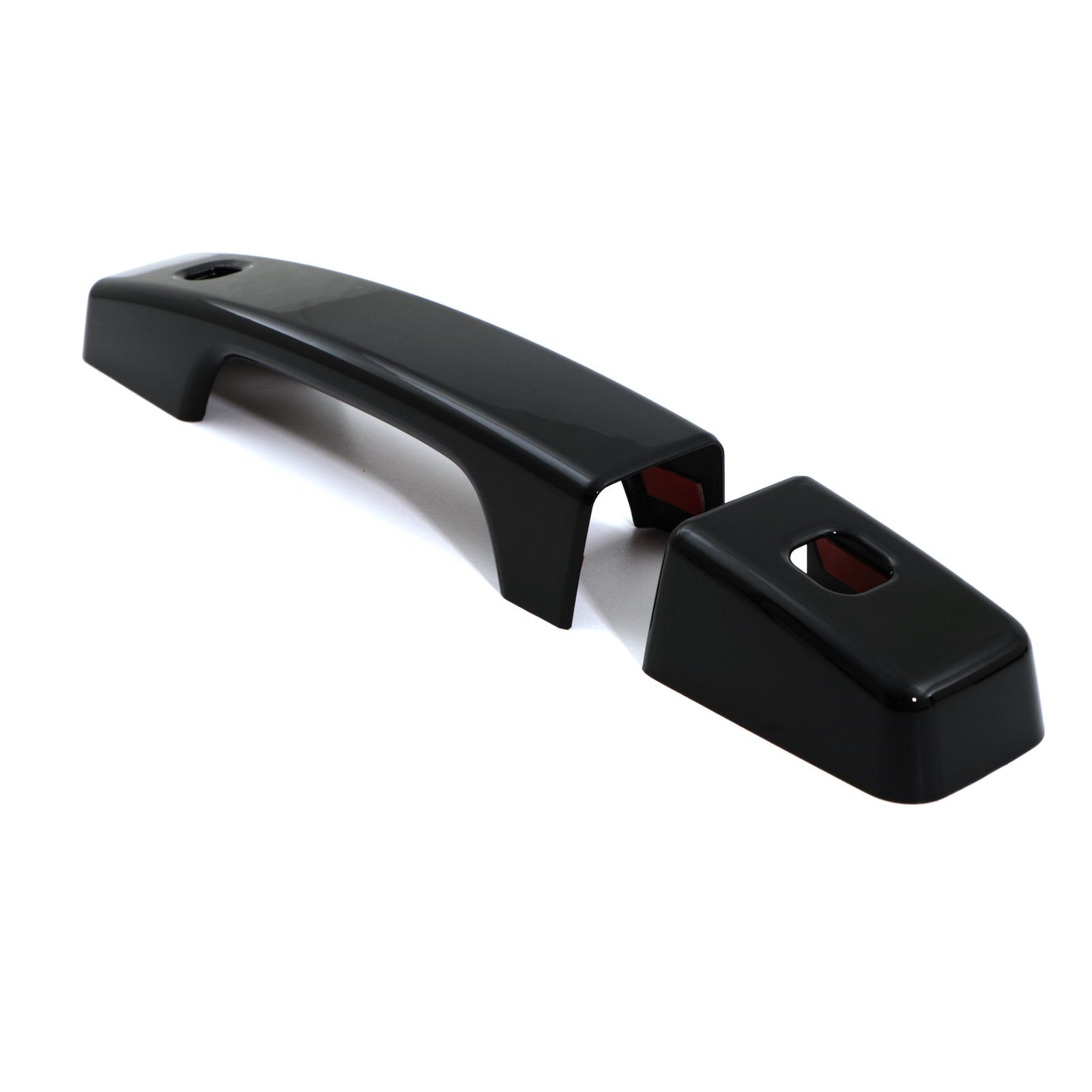 Predator 4x4 Gloss Black Door Handle Covers To Fit Land Rover Defender 110 130 L663 2020+