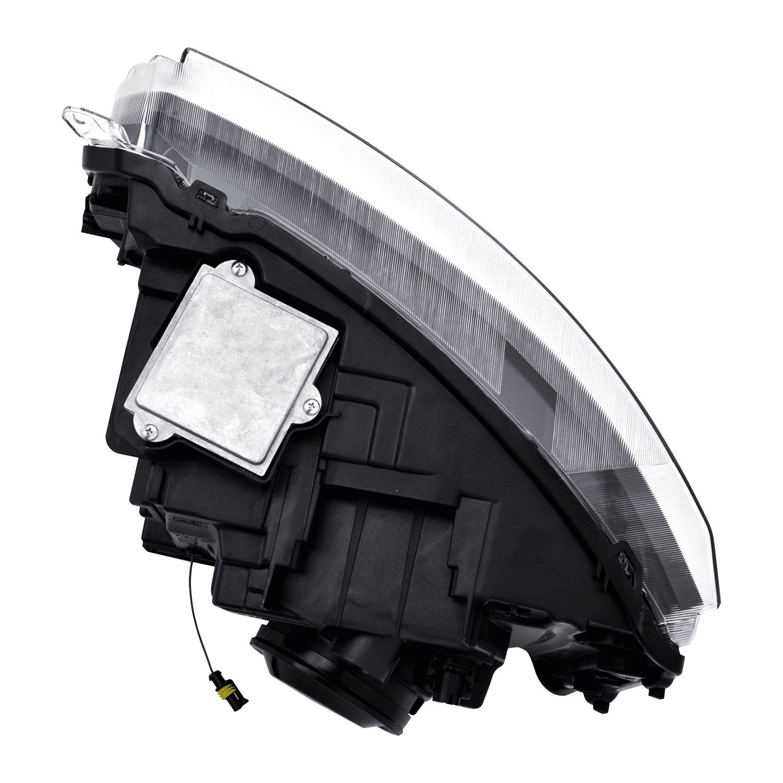 Predator 4x4 Defender Style Front LED Headlights To Fit Land Rover Discovery 4 L319 13-16