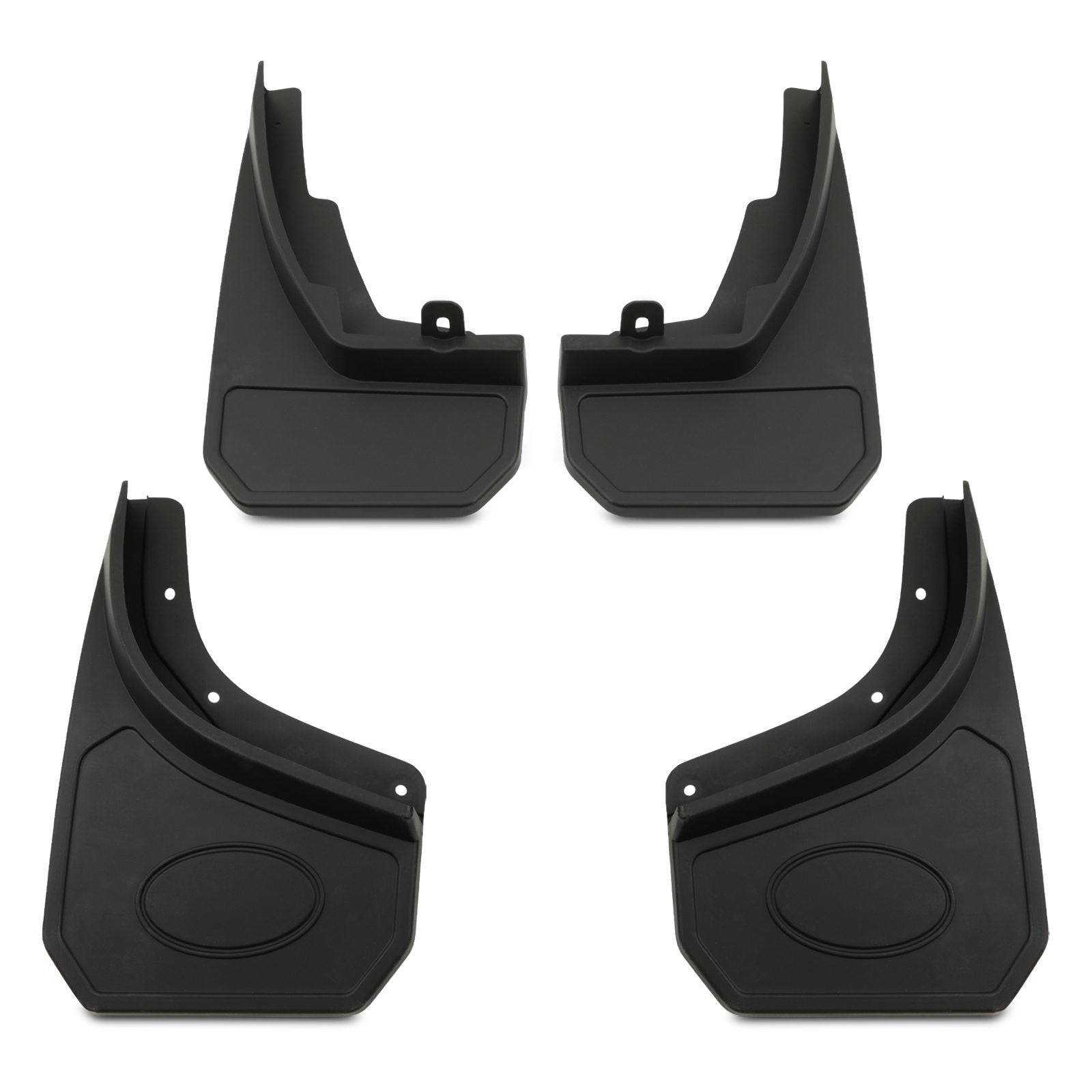 Predator 4x4 Matte Black Mud Flaps To Fit Land Rover Defender 90 110 130 L663 2020+