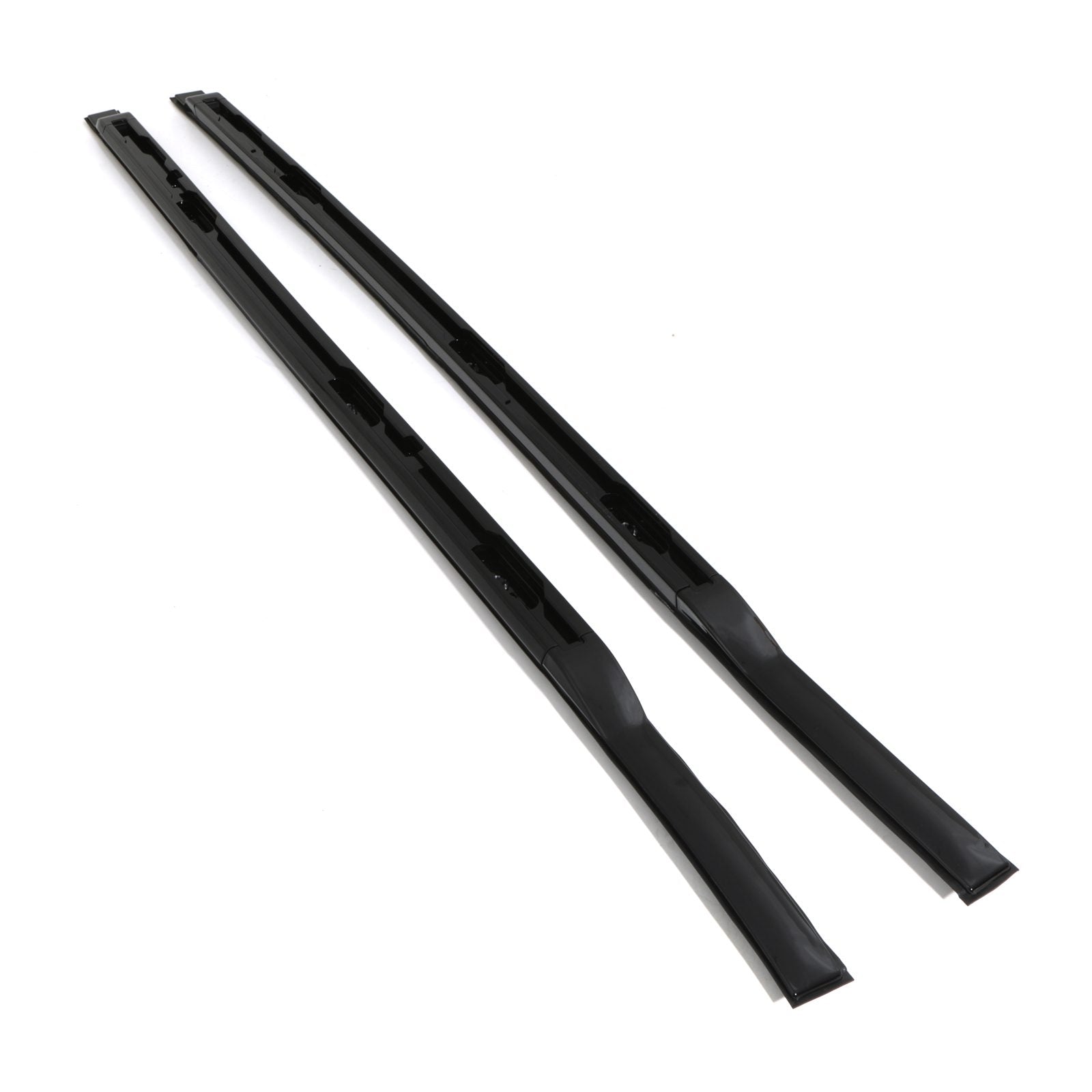 Predator 4x4 Gloss Black Aluminium Roof Rails To Fit Land Rover Defender 90 L663 2020+