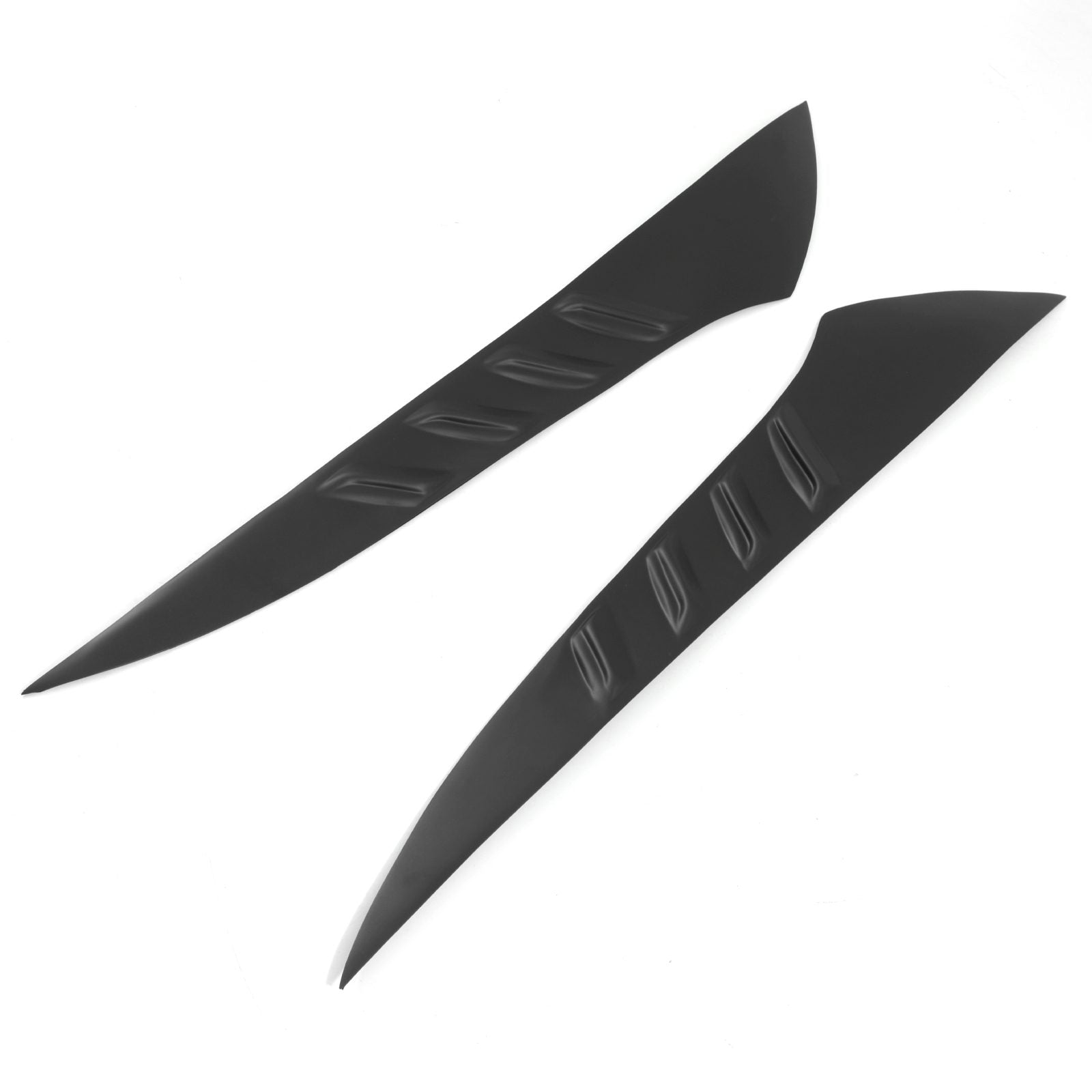 Mitsubishi L200 Triton 15-18 Matte Black Side Bonnet Vent Covers