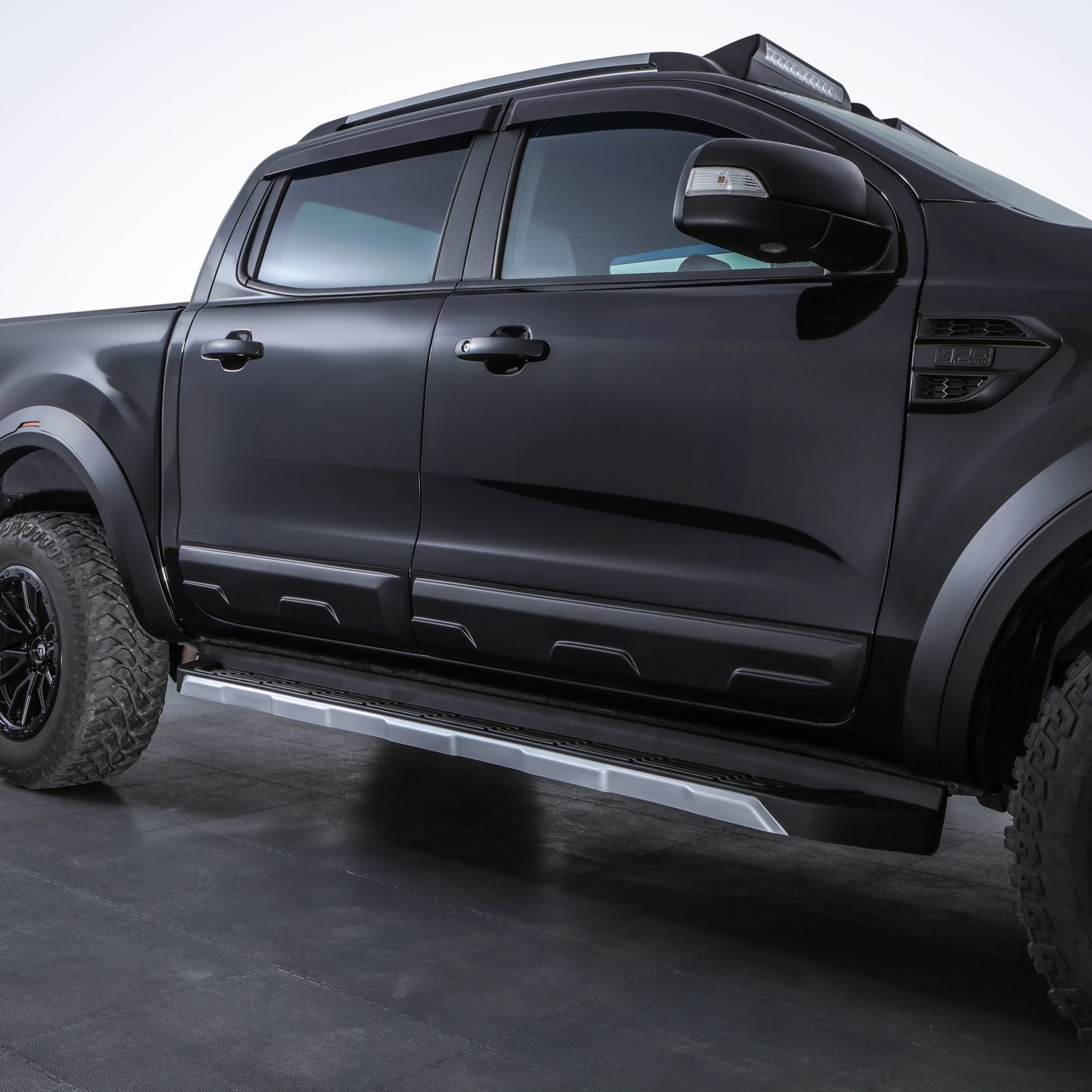 Ford Ranger T6 T7 T8 12-21 Matte Black Body Cladding Door Kit