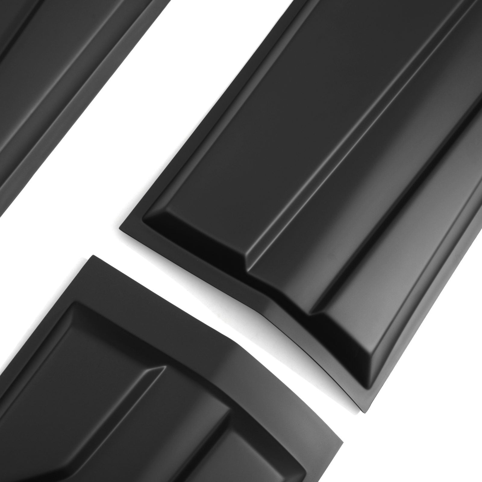 Mitsubishi L200 Triton 15-23 Large Matte Black Body Cladding Door Kit