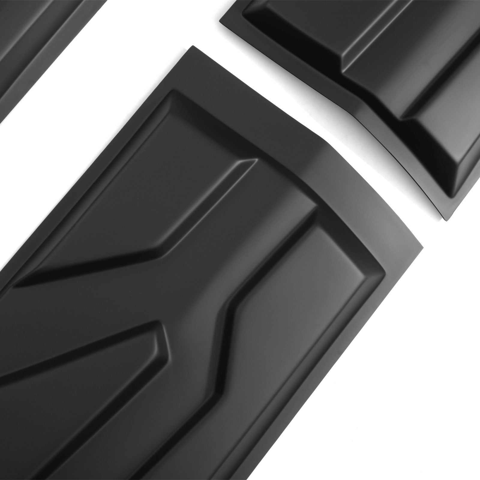 Mitsubishi L200 Triton 15-23 Large Matte Black Body Cladding Door Kit