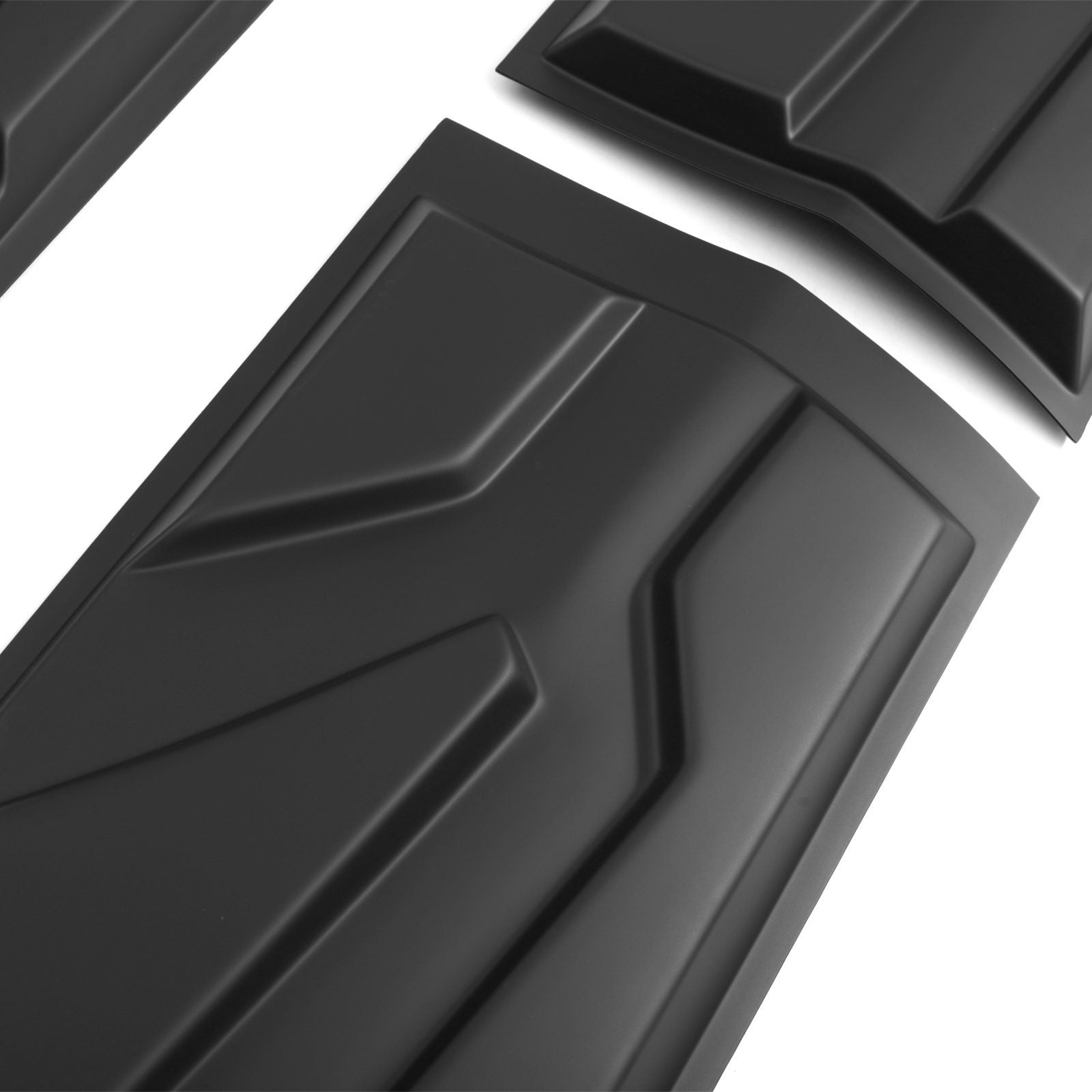 Mitsubishi L200 Triton 15-23 Large Matte Black Body Cladding Door Kit