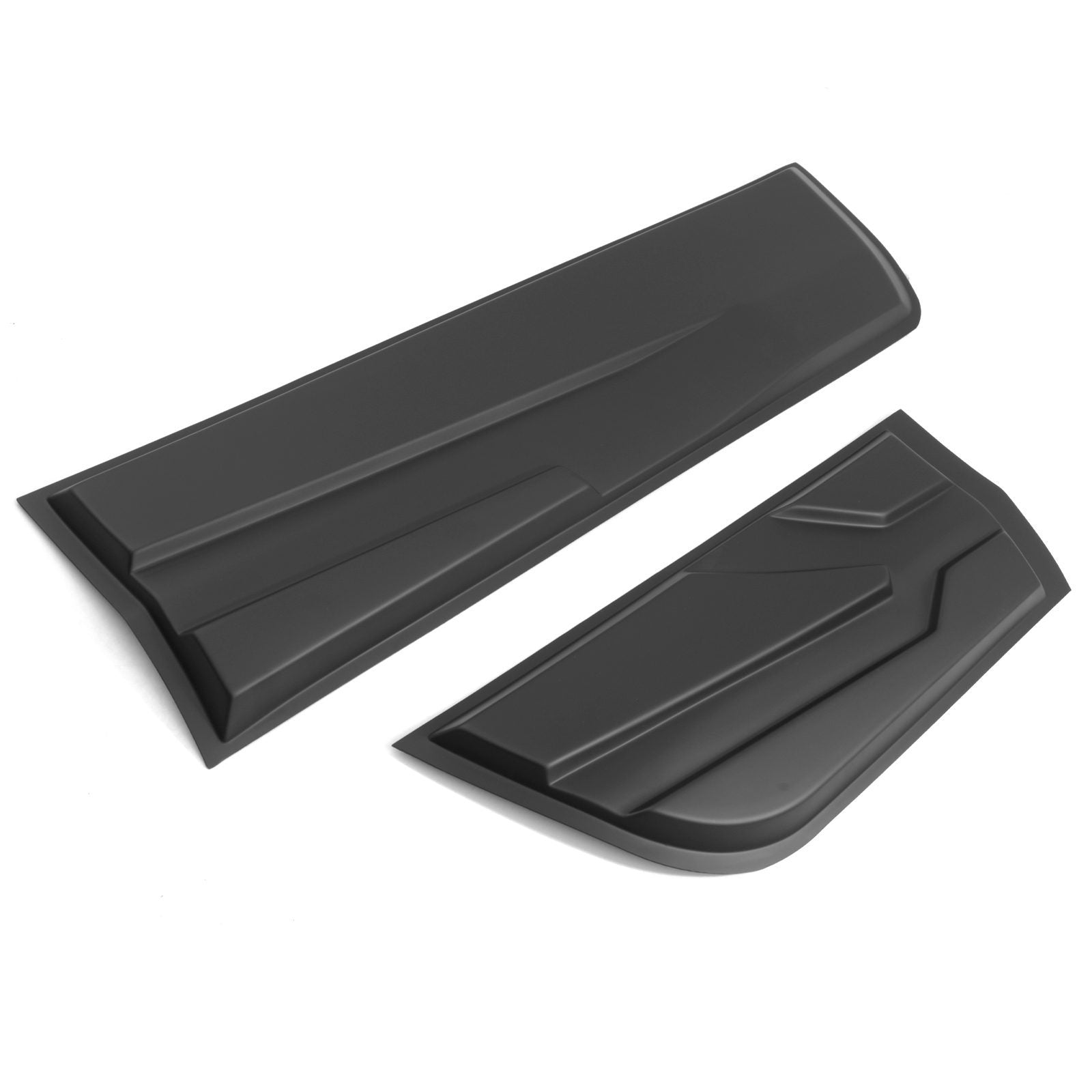 Mitsubishi L200 Triton 15-23 Large Matte Black Body Cladding Door Kit