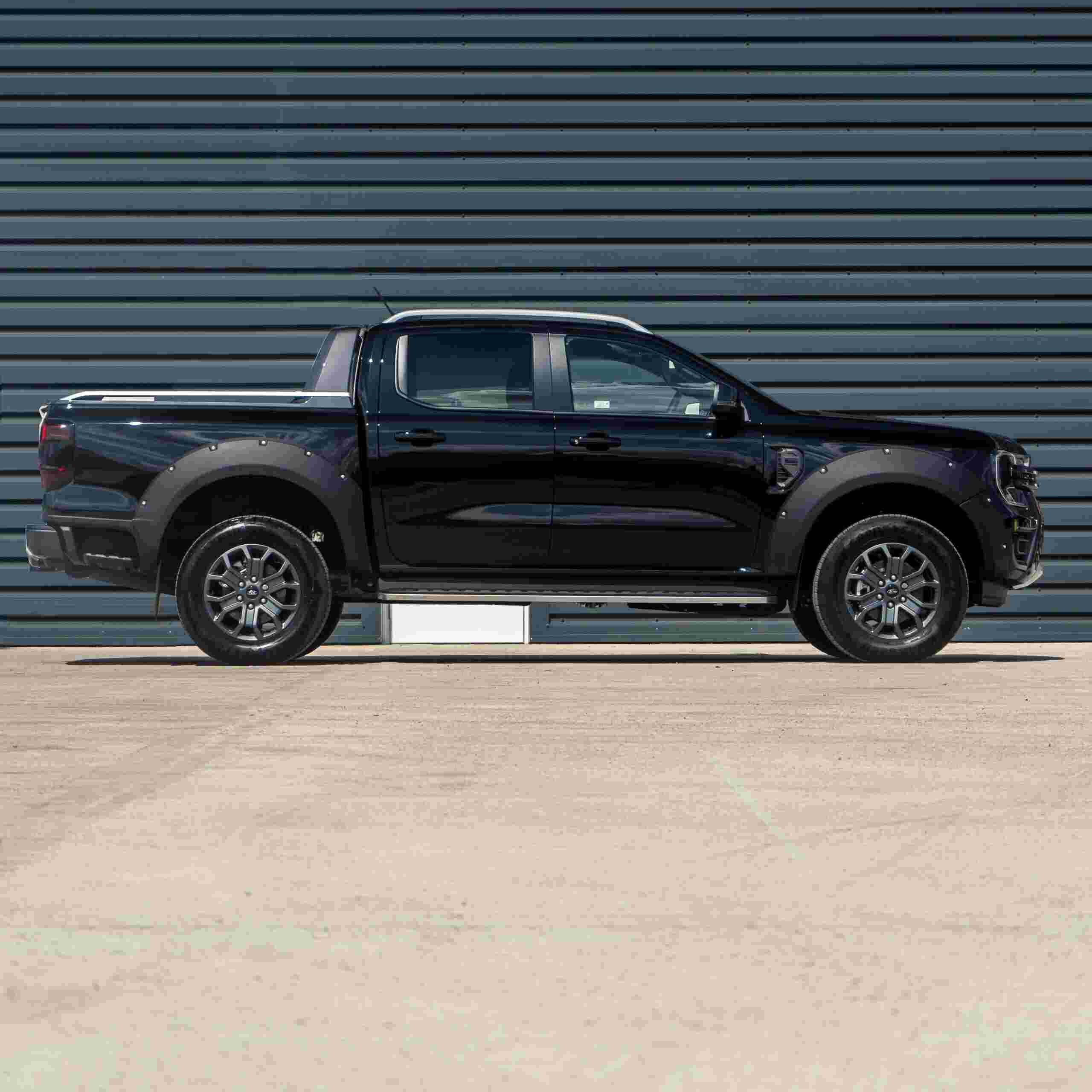 Ford Ranger T9 Wildtrak 2023+ 85mm Matte Black Wheel Arch Kit