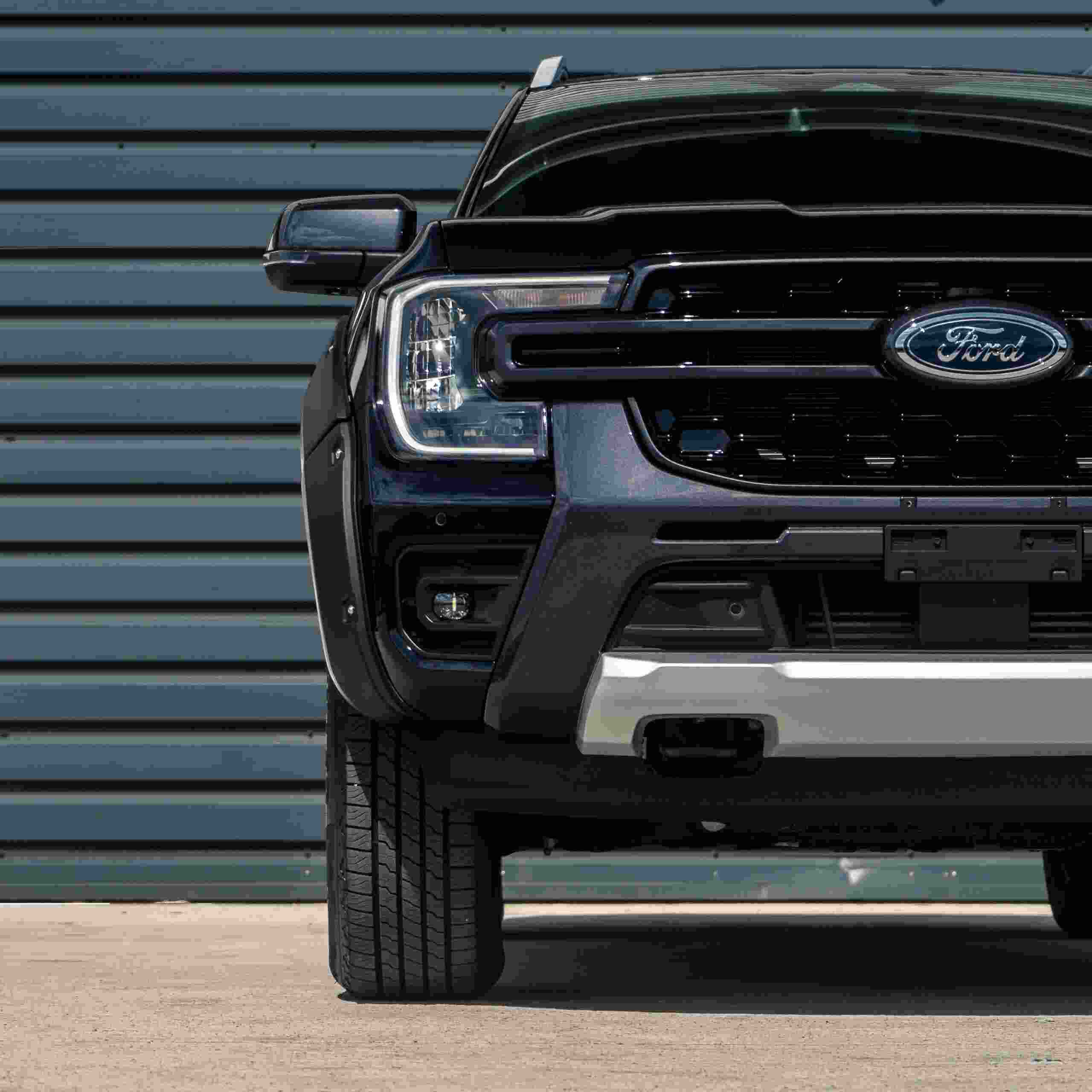 Ford Ranger T9 Wildtrak 2023+ 85mm Matte Black Wheel Arch Kit