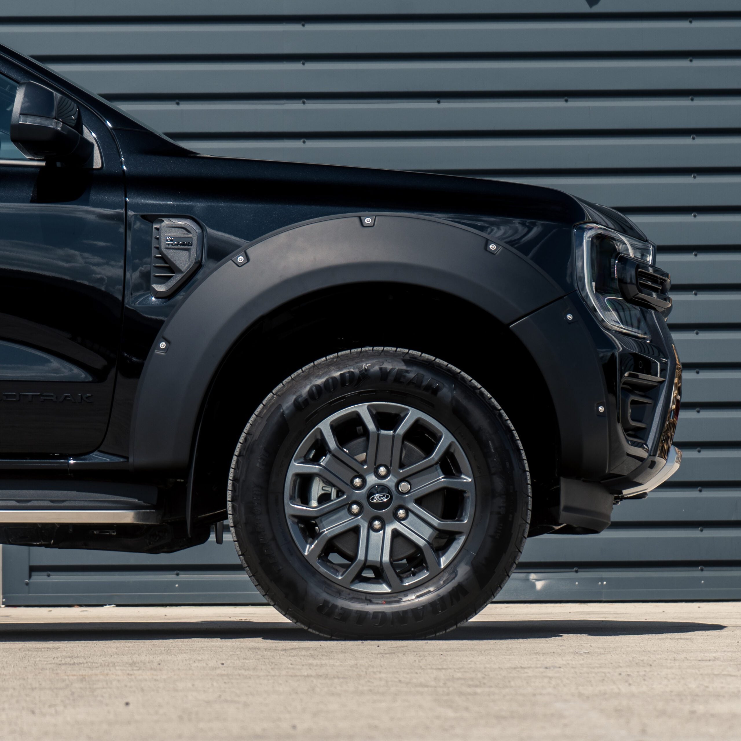 Ford Ranger T9 Wildtrak 2023+ 85mm Matte Black Wheel Arch Kit