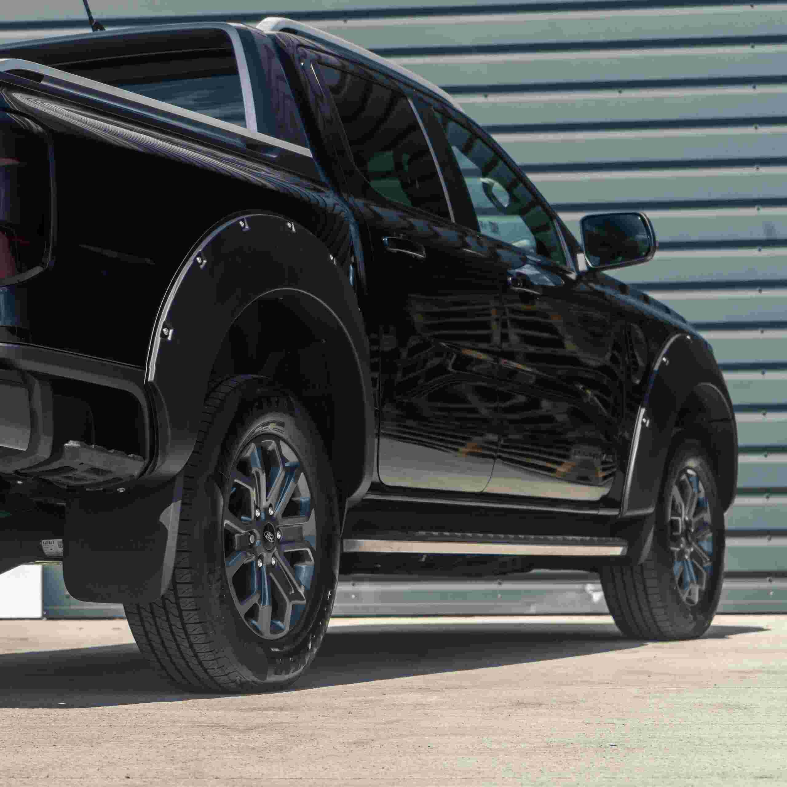 Ford Ranger T9 Wildtrak 2023+ 85mm Matte Black Wheel Arch Kit