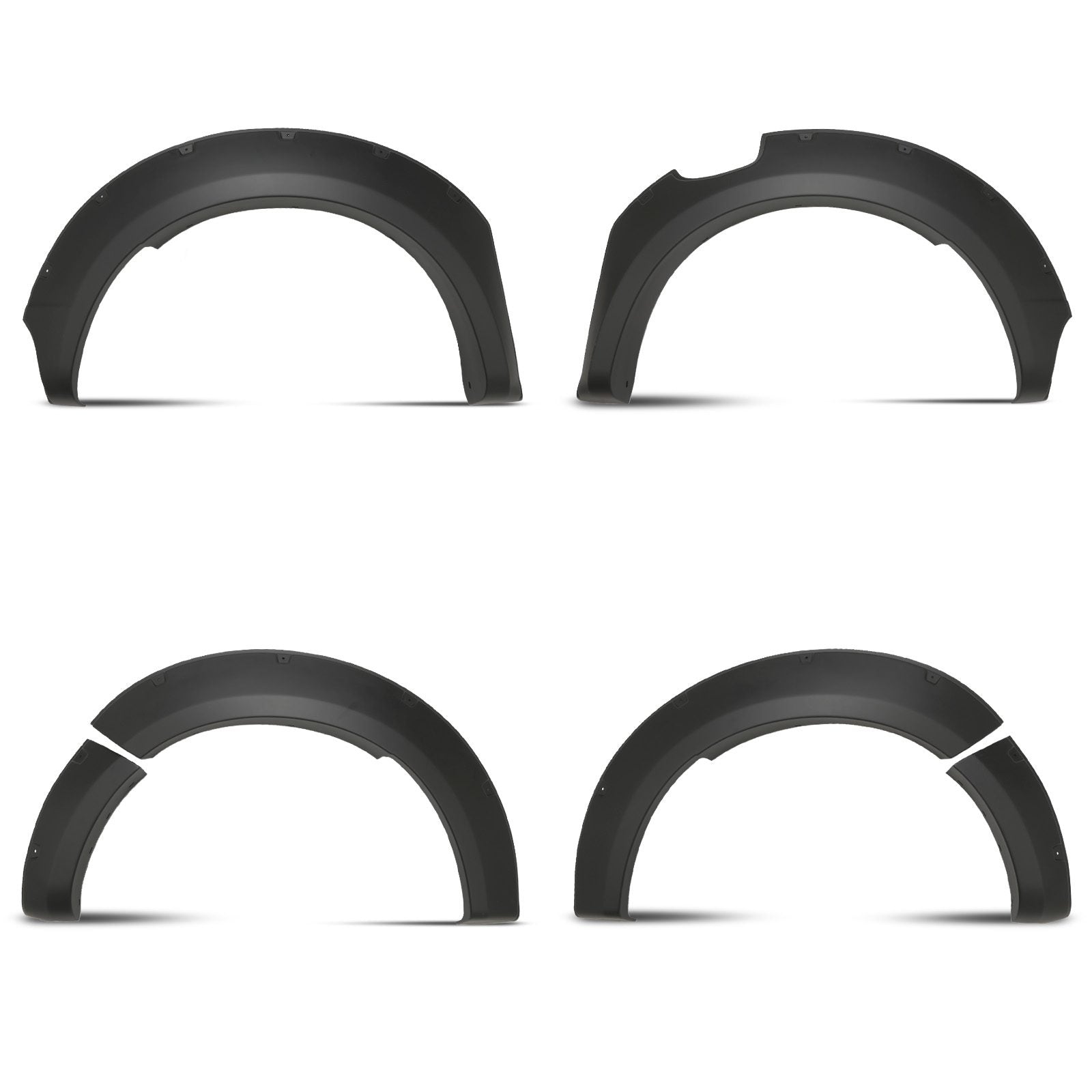 Ford Ranger T9 Wildtrak 2023+ 85mm Matte Black Wheel Arches Set